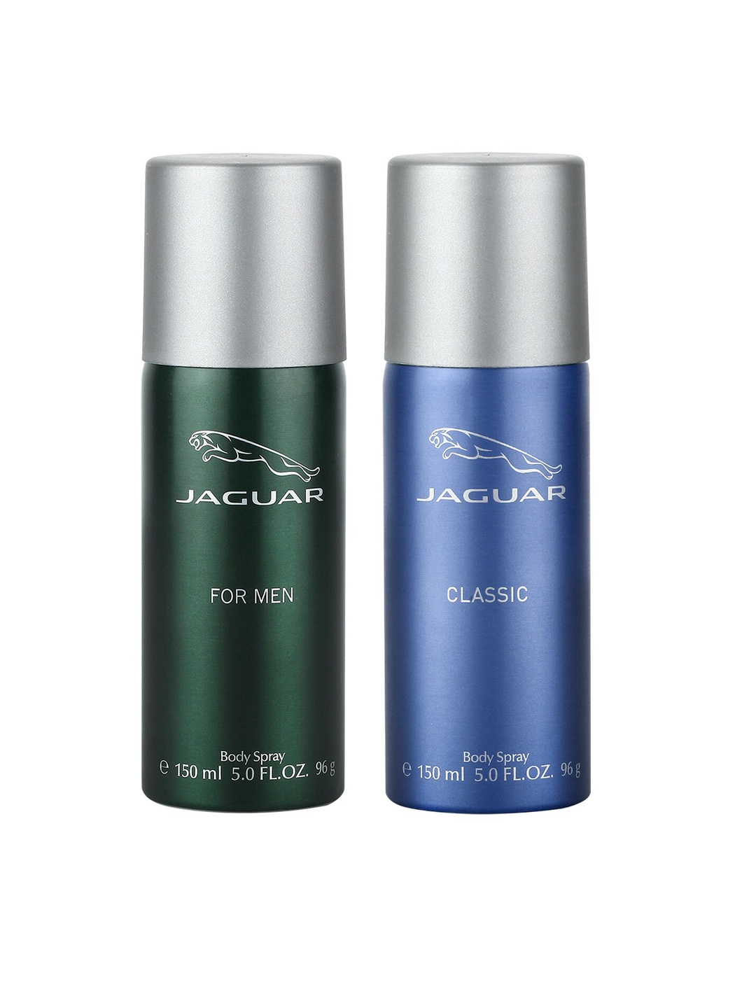JAGUAR Men Set Of 2 Classic Deodorant & Deodorant Body Spray for Men - 150 ml Each, Green
JAGUAR Men Set Of 2 Classic Deodorant & Deodorant Body Spray for Men - 150 ml Each, Green