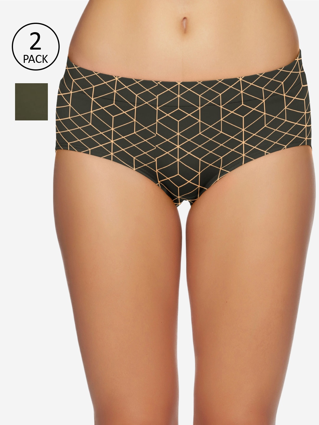 Tailor & Circus Women Pack of 2 Printed Anti-Bacterial Hipster Briefs IEHB_2PK_SG_MG, Assorted
Tailor & Circus Women Pack of 2 Printed Anti-Bacterial Hipster Briefs IEHB_2PK_SG_MG, Assorted