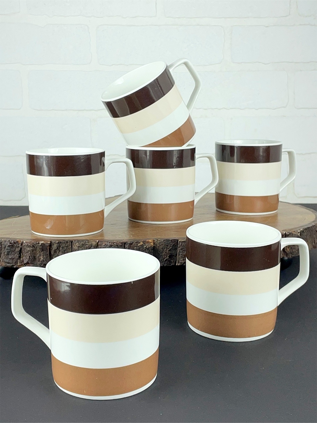 CLAY CRAFT White & Black Sets of 6 Dishwasher And Microwave Safe Ceramic Cups 200ml Each
CLAY CRAFT White & Black Sets of 6 Dishwasher And Microwave Safe Ceramic Cups 200ml Each