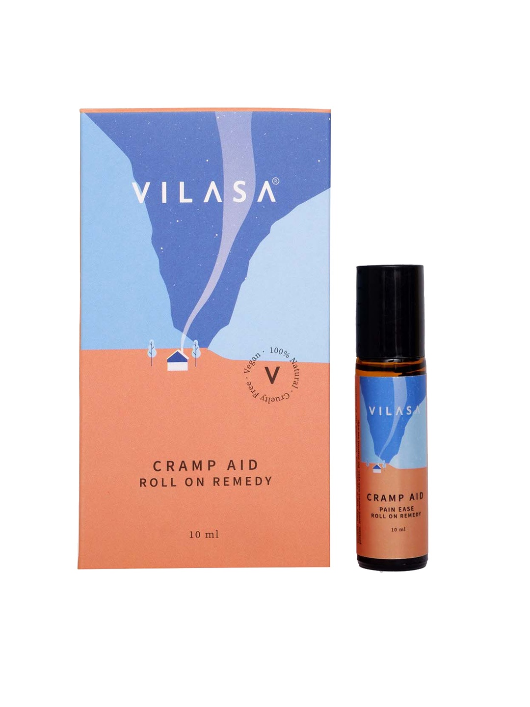 VILASA Cramp Aid Roll On to Reduces Intensity of Pain & Helps Relax the Muscles - 10 ml, Transparent
VILASA Cramp Aid Roll On to Reduces Intensity of Pain & Helps Relax the Muscles - 10 ml, Transparent