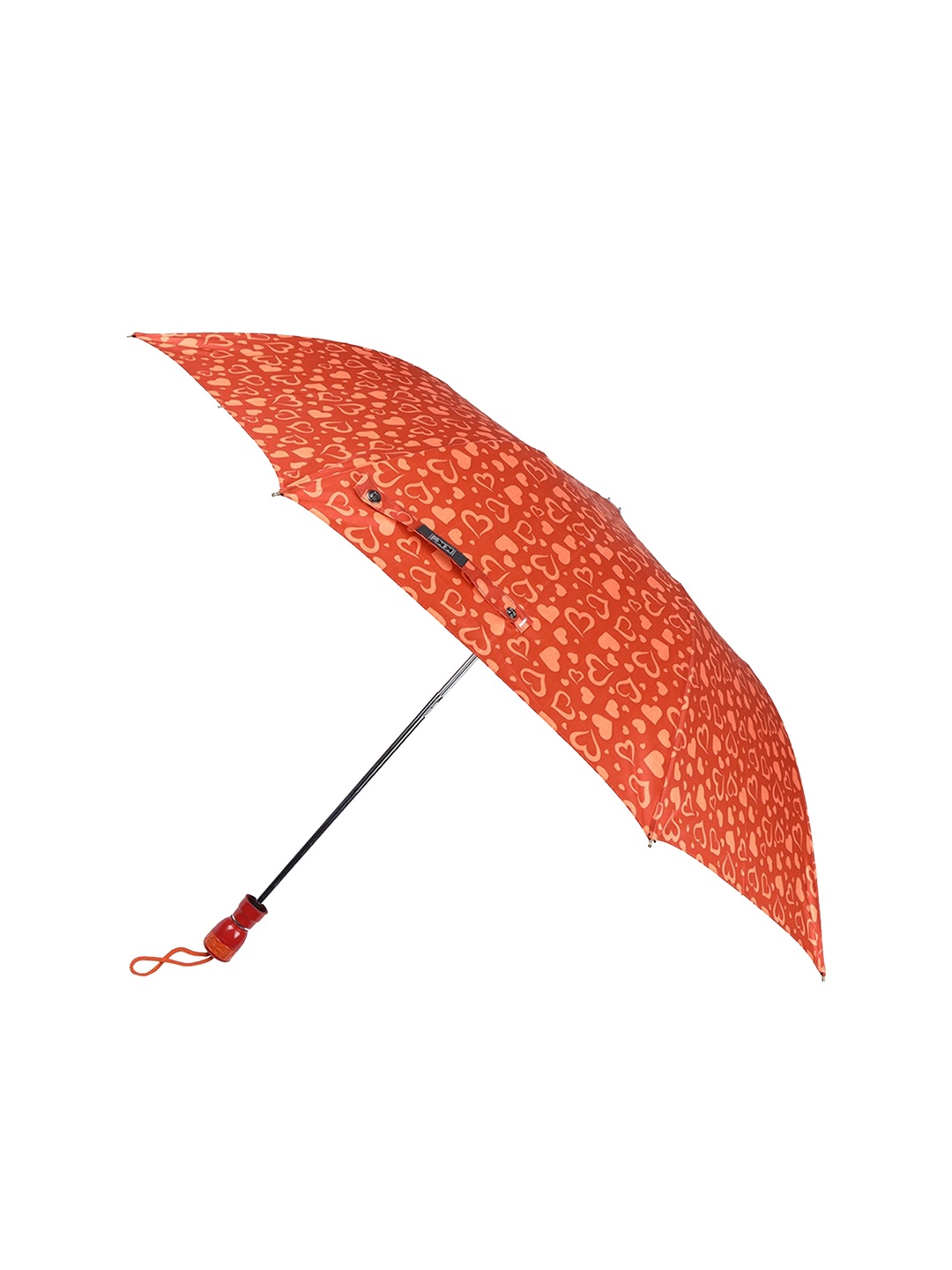 KK Orange Printed 2-Fold Umbrellas