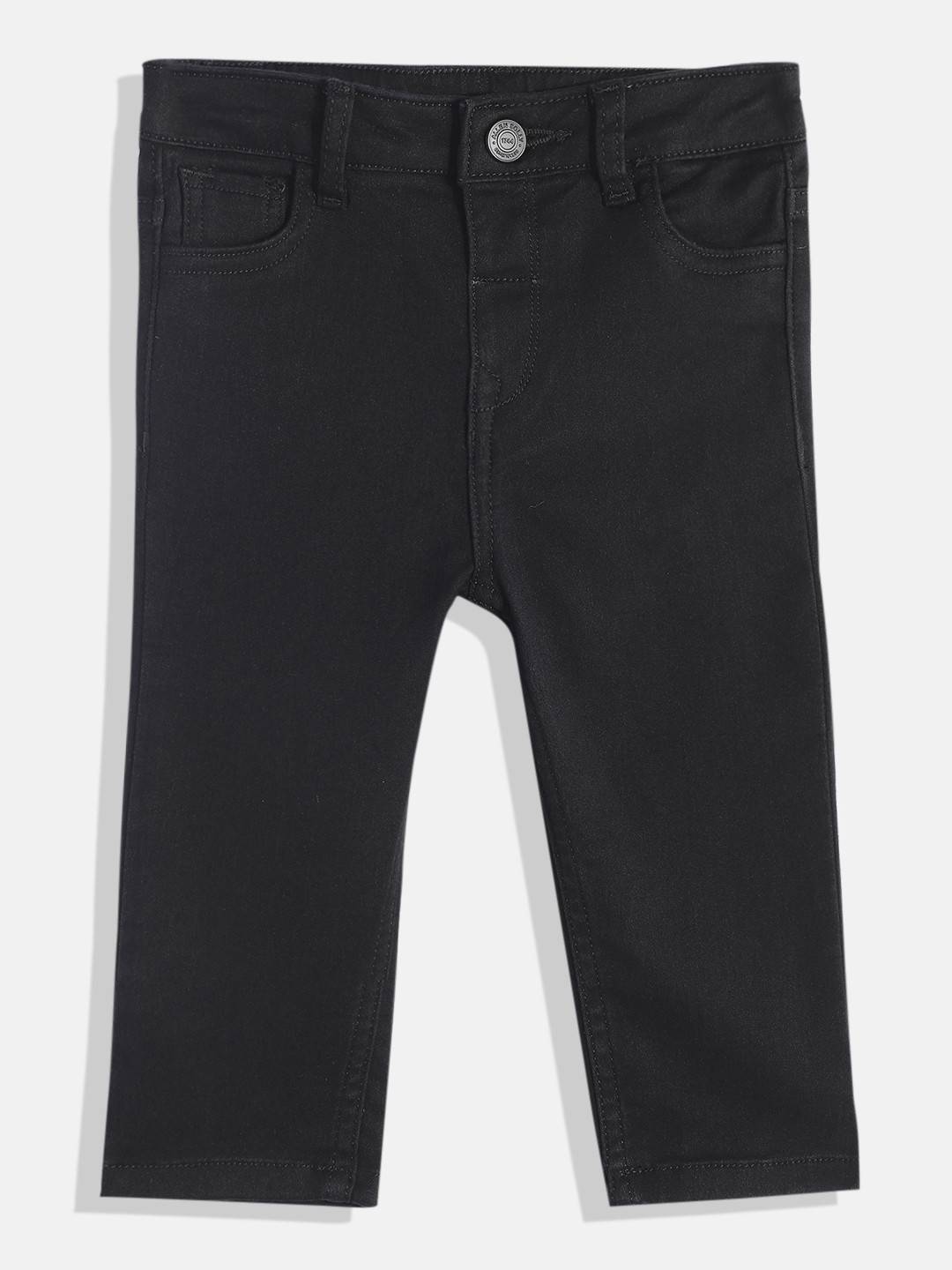 Allen Solly Junior Boys Regular Fit Clean Look Stretchable Jeans, Black 
Allen Solly Junior Boys Regular Fit Clean Look Stretchable Jeans, Black