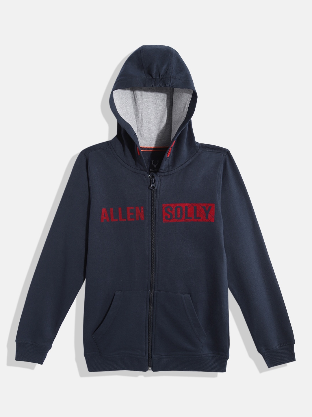 Allen Solly Junior Boys Navy Blue Pure Cotton Brand Logo Printed Hooded Sweatshirt
Allen Solly Junior Boys Navy Blue Pure Cotton Brand Logo Printed Hooded Sweatshirt