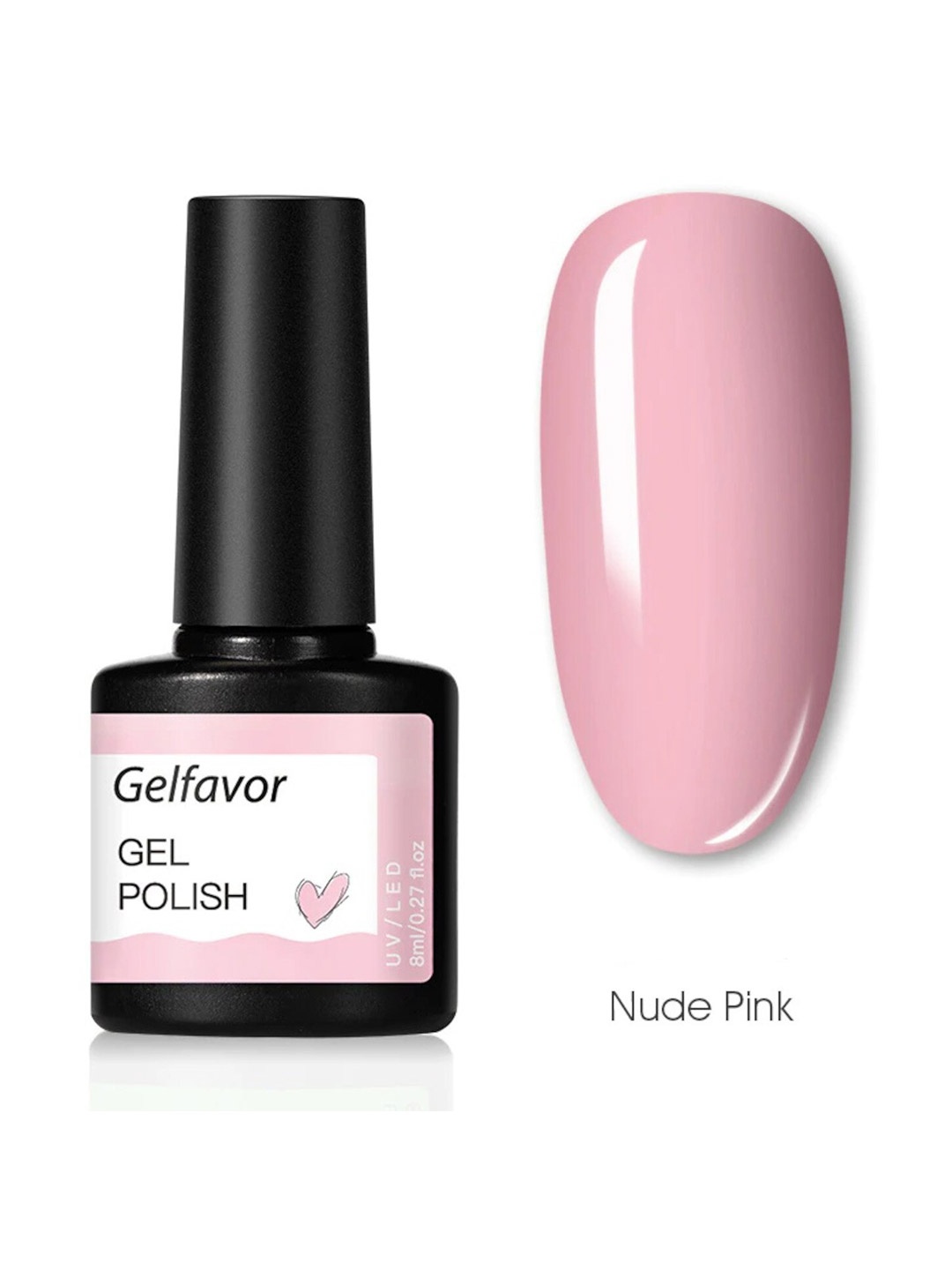Gelfavor Hybrid UV & LED Odorless Long-Lasting Gel Nail Polish 8 ml - Nude Pink G051
Gelfavor Hybrid UV & LED Odorless Long-Lasting Gel Nail Polish 8 ml - Nude Pink G051