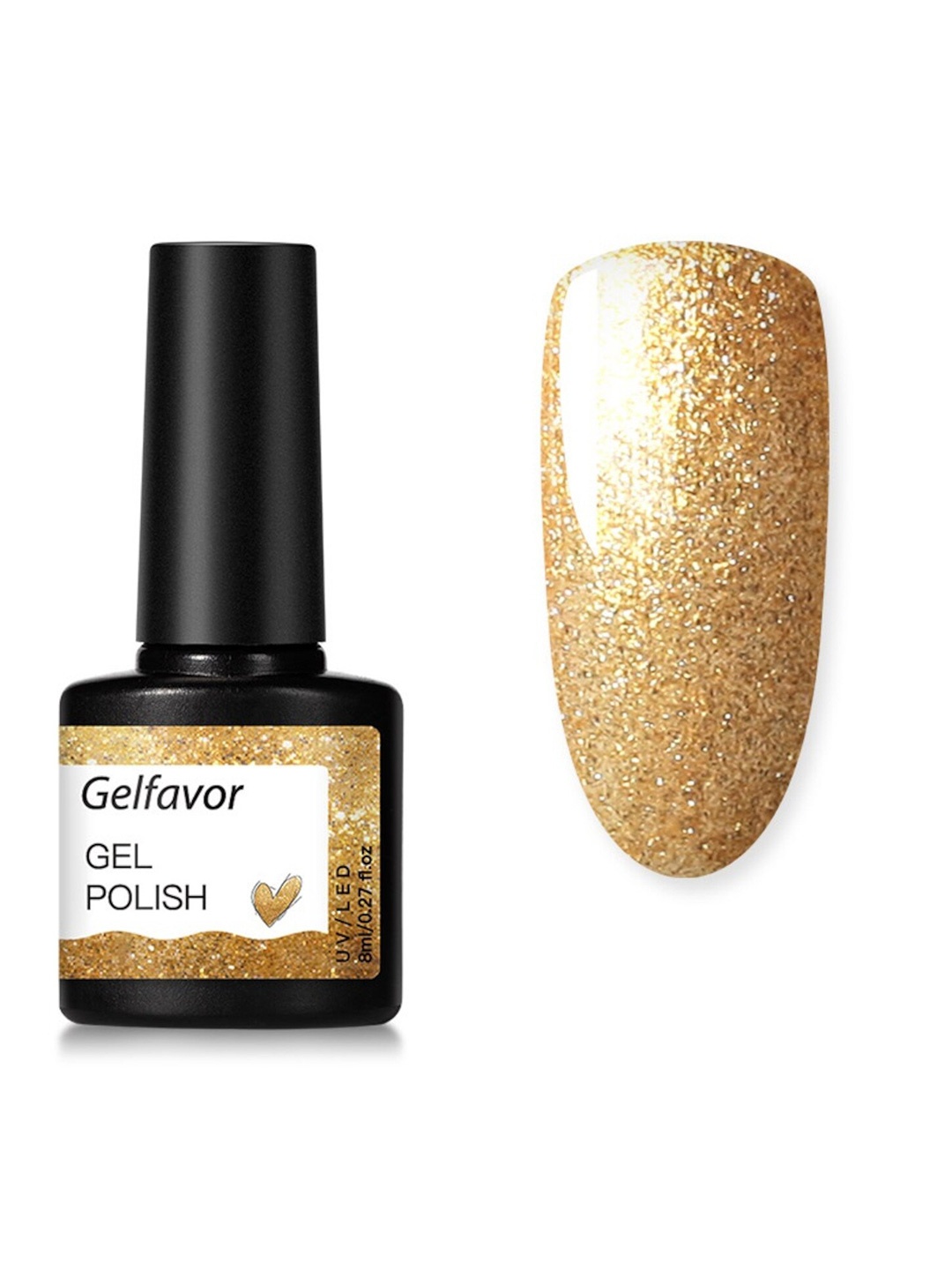 Gelfavor Summer Hybrid UV&LED Odorless Long-Lasting Gel Nail Polish - Shade G011, Gold
Gelfavor Summer Hybrid UV&LED Odorless Long-Lasting Gel Nail Polish - Shade G011, Gold