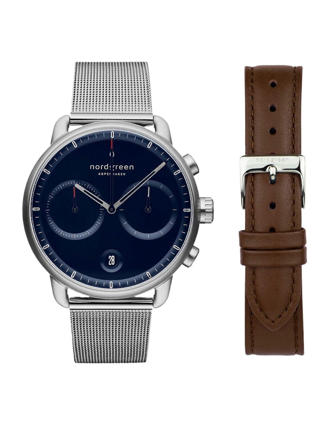 Nordgreen Men Blue Printed Dial & Stainless Steel Textured Straps Analogue Watch PI42SIMESINALEBR, Silver
Nordgreen Men Blue Printed Dial & Stainless Steel Textured Straps Analogue Watch PI42SIMESINALEBR, Silver
