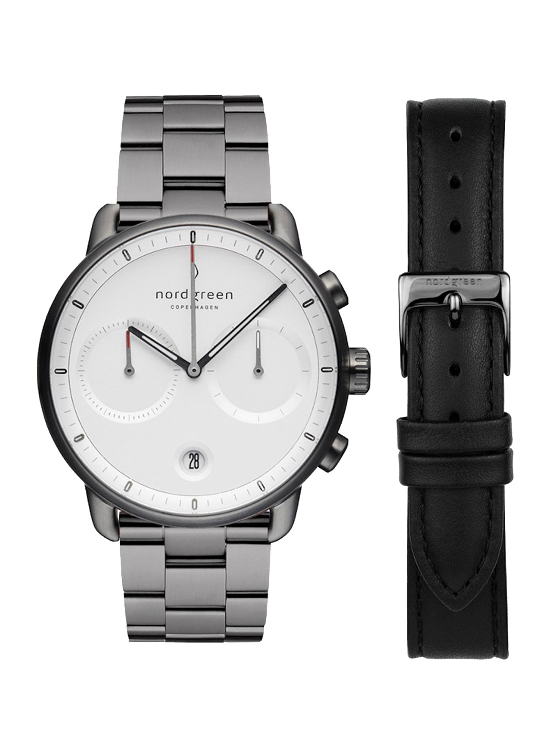 Nordgreen Men White Dial & Stainless Steel Bracelet Style Straps Analogue Watch PI42GM3LGUXXLEBL, Metallic
Nordgreen Men White Dial & Stainless Steel Bracelet Style Straps Analogue Watch PI42GM3LGUXXLEBL, Metallic