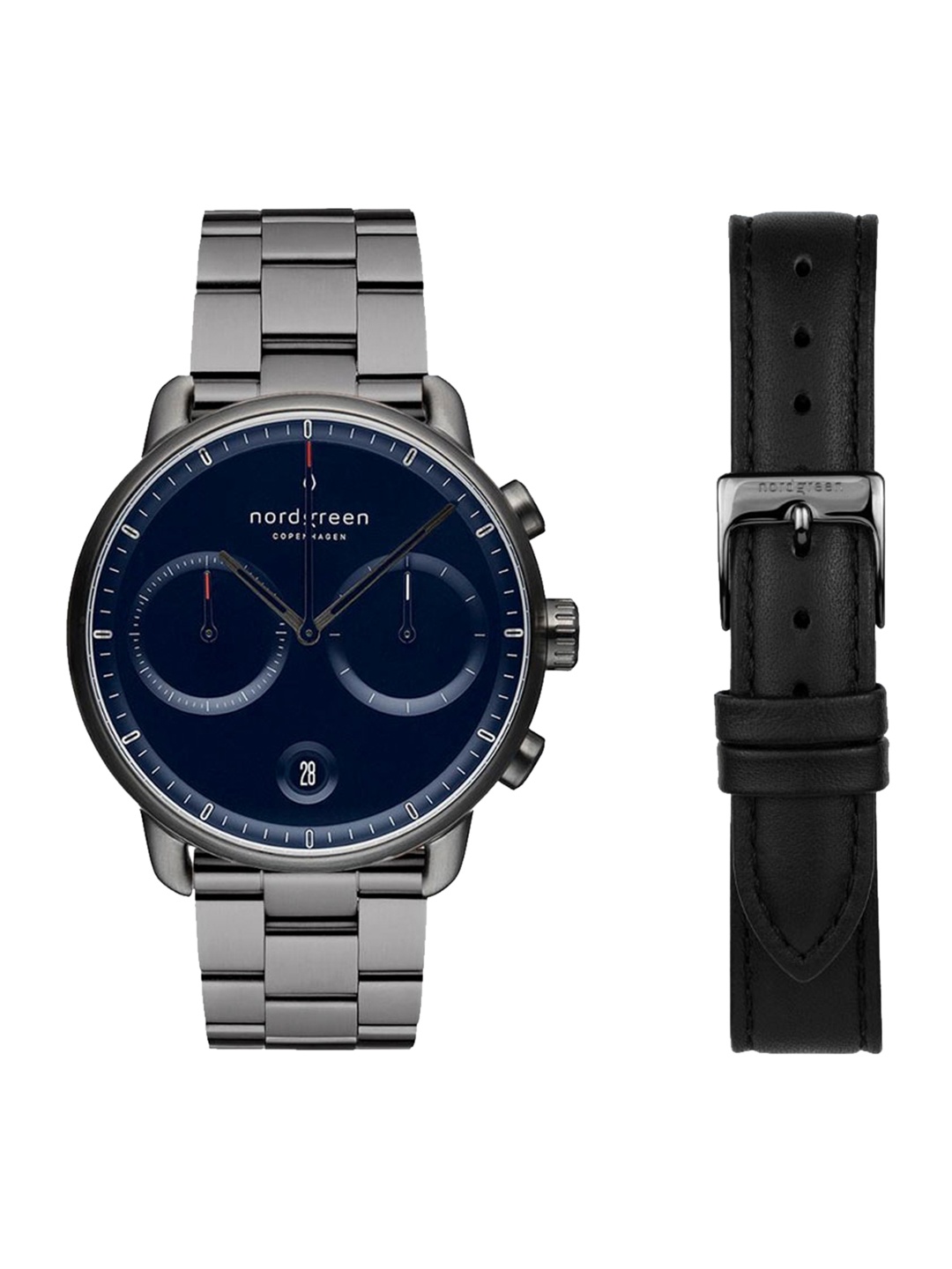 Nordgreen Men Blue Embellished Dial & Stainless Steel Bracelet Style Straps Analogue Watch, Metallic
Nordgreen Men Blue Embellished Dial & Stainless Steel Bracelet Style Straps Analogue Watch, Metallic