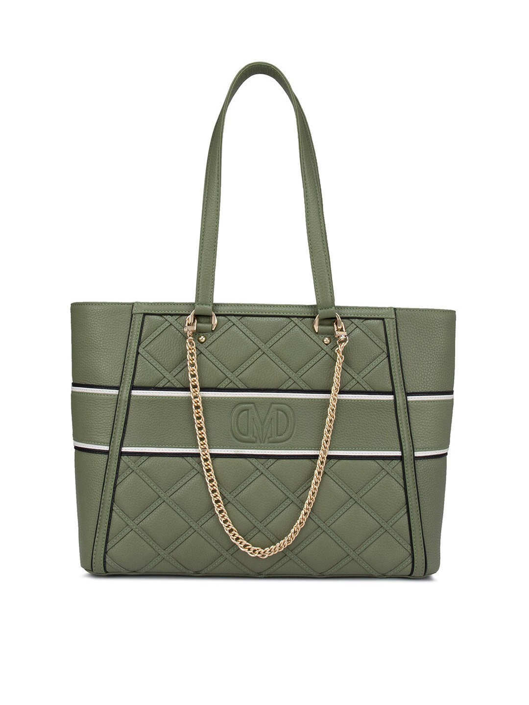 Da Milano Green Geometric Checked Leather Oversized Shopper Shoulder Bag with Quilted
Da Milano Green Geometric Checked Leather Oversized Shopper Shoulder Bag with Quilted