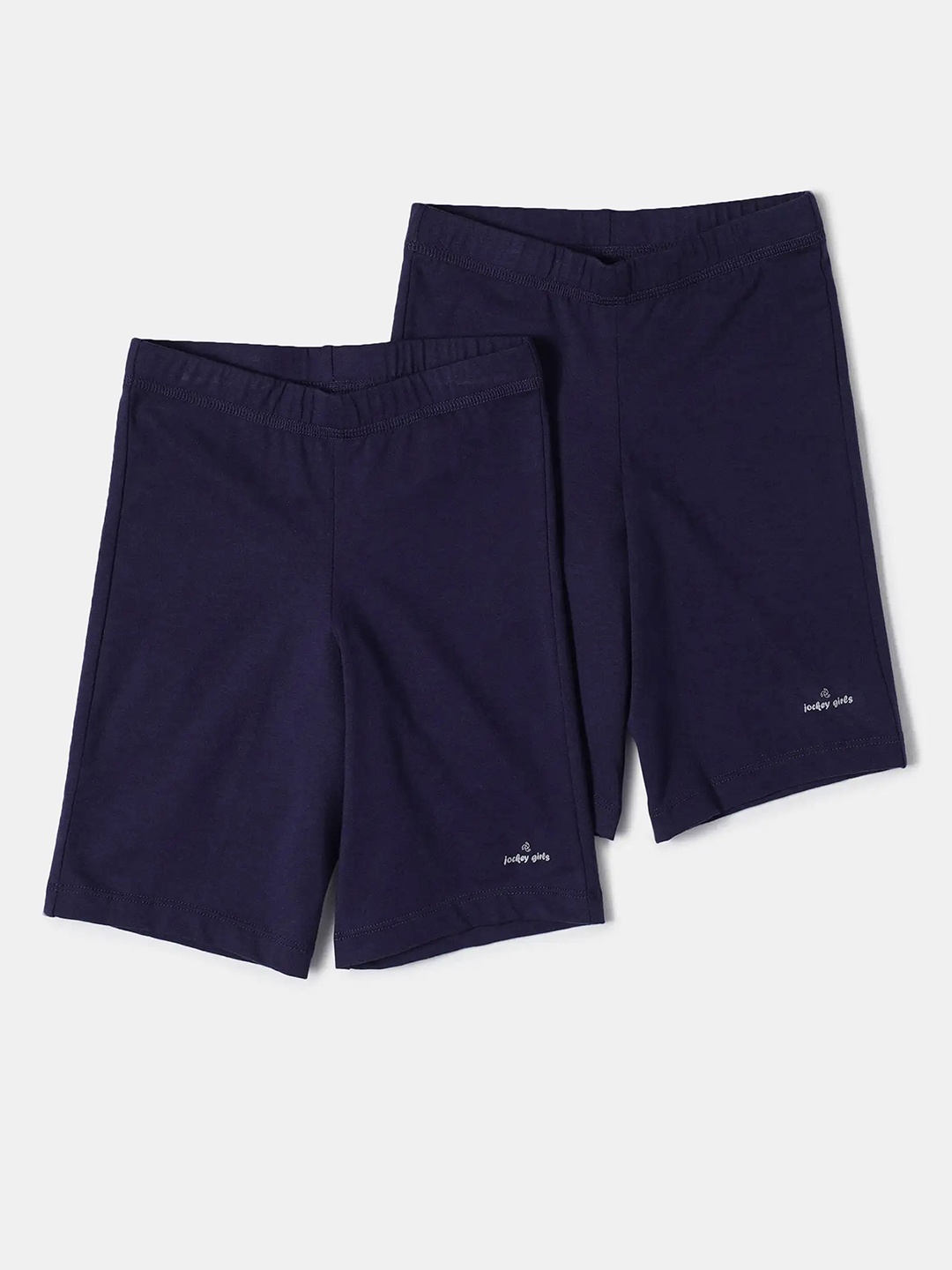 Jockey Girls Pack of 2 Super Combed Cotton Solid Shorties with Ultrasoft Waistband-SG03, Blue
Jockey Girls Pack of 2 Super Combed Cotton Solid Shorties with Ultrasoft Waistband-SG03, Blue