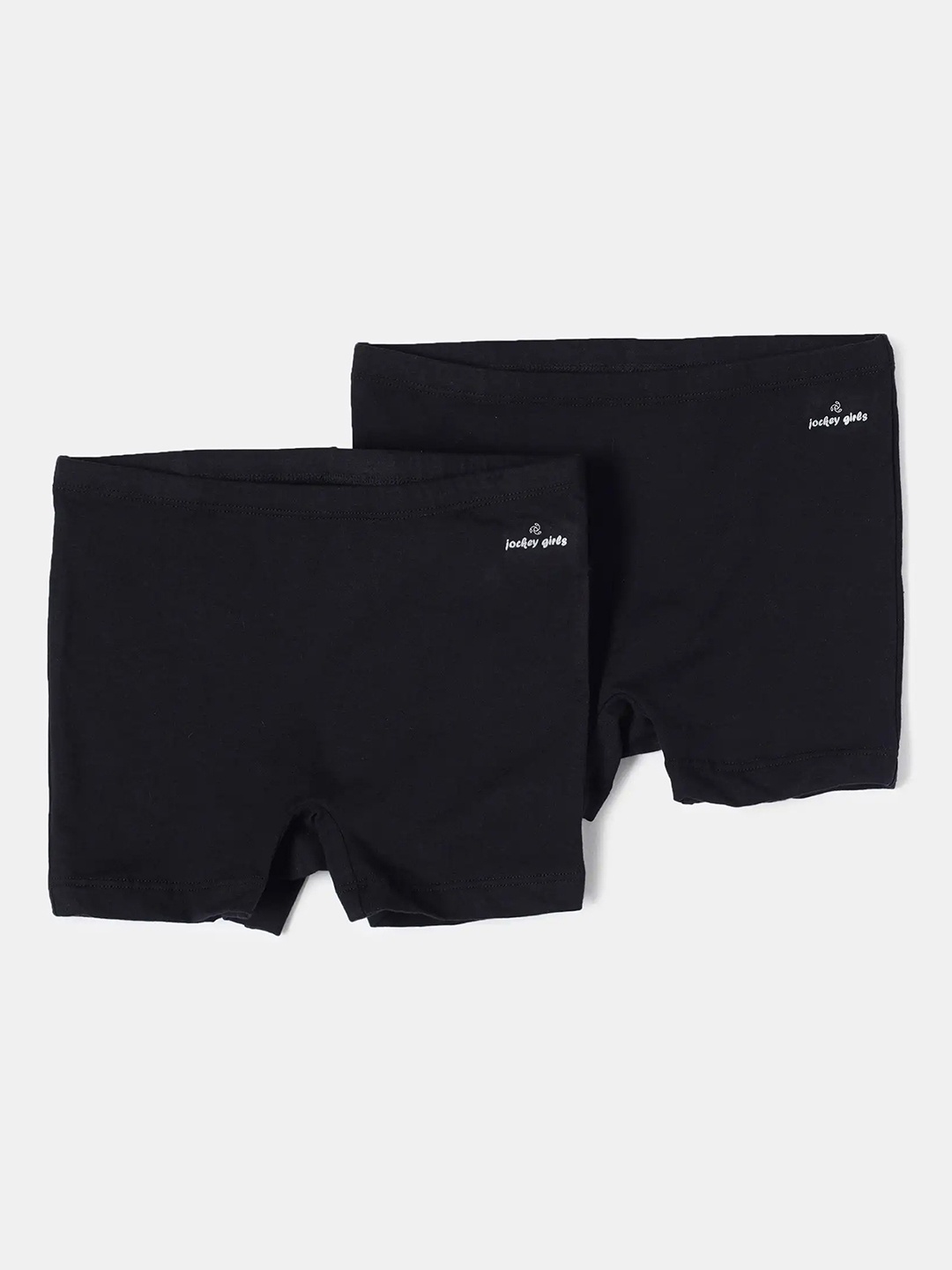 Jockey Girls Pack of 2 Super Combed Cotton Solid Shorties with Ultrasoft Waistband-SG08, Black
Jockey Girls Pack of 2 Super Combed Cotton Solid Shorties with Ultrasoft Waistband-SG08, Black