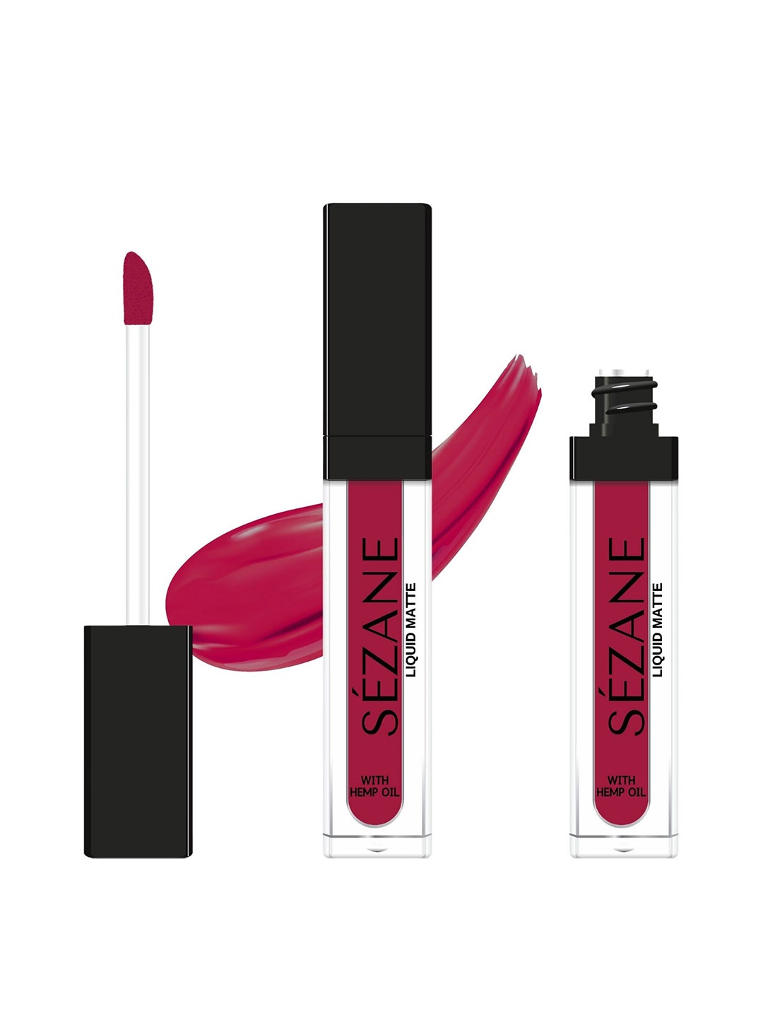 SEZANE Waterproof Liquid Matte Lipstick with Hemp Oil & Vitamin E 5g - Victoria Blush, Magenta
SEZANE Waterproof Liquid Matte Lipstick with Hemp Oil & Vitamin E 5g - Victoria Blush, Magenta