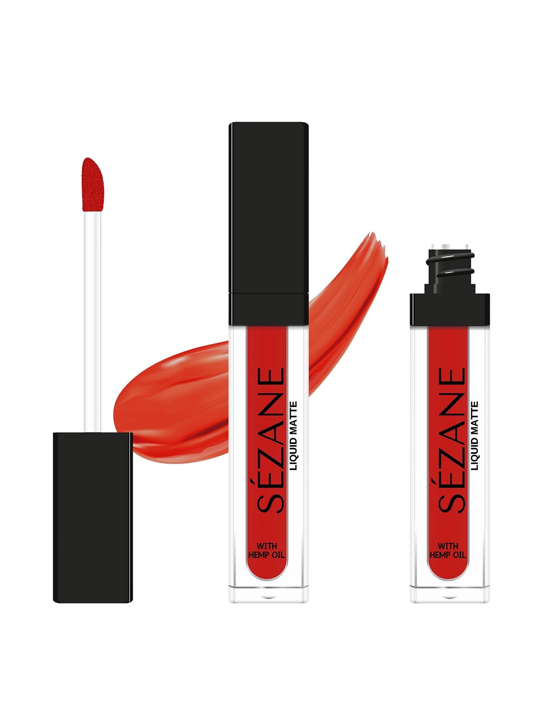 SEZANE Waterproof Liquid Matte Lipstick with Hemp Oil & Vitamin E 5g - Elizabeth Rouge, Red
SEZANE Waterproof Liquid Matte Lipstick with Hemp Oil & Vitamin E 5g - Elizabeth Rouge, Red
