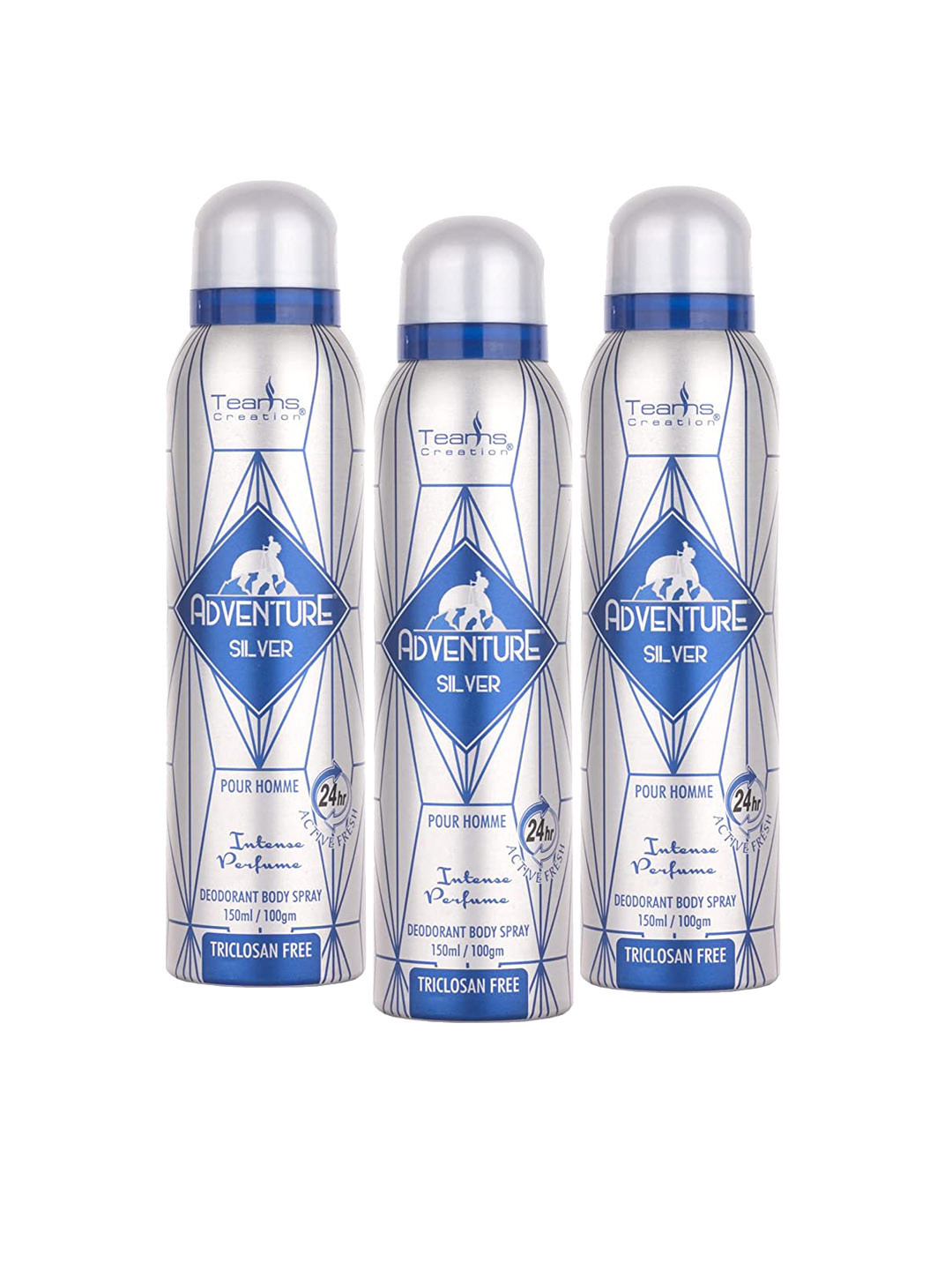 Teams Creation Pack Of 3 Silver Body Deodorant
Teams Creation Pack Of 3 Silver Body Deodorant