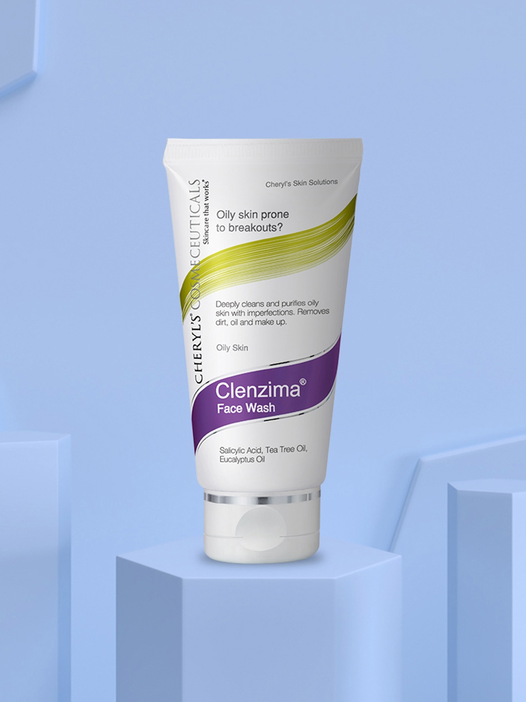 Cheryls Cosmeceuticals Clenzima Face Wash for Oily Skin with Salicylic Acid - 50 g, White
Cheryls Cosmeceuticals Clenzima Face Wash for Oily Skin with Salicylic Acid - 50 g, White