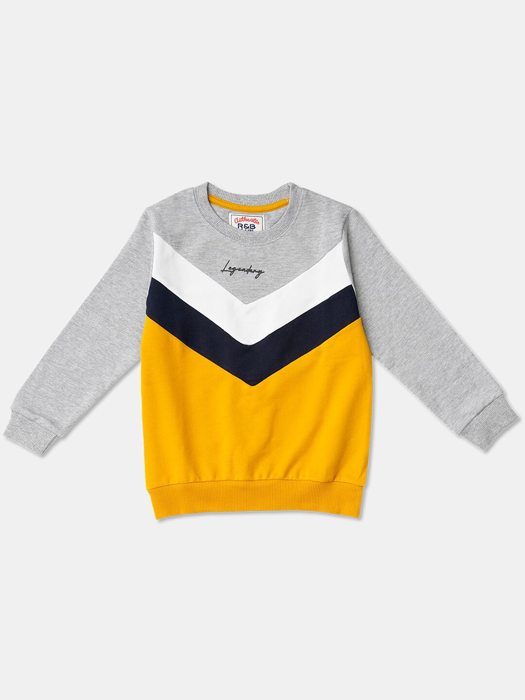 R&B Boys Yellow Sweatshirt