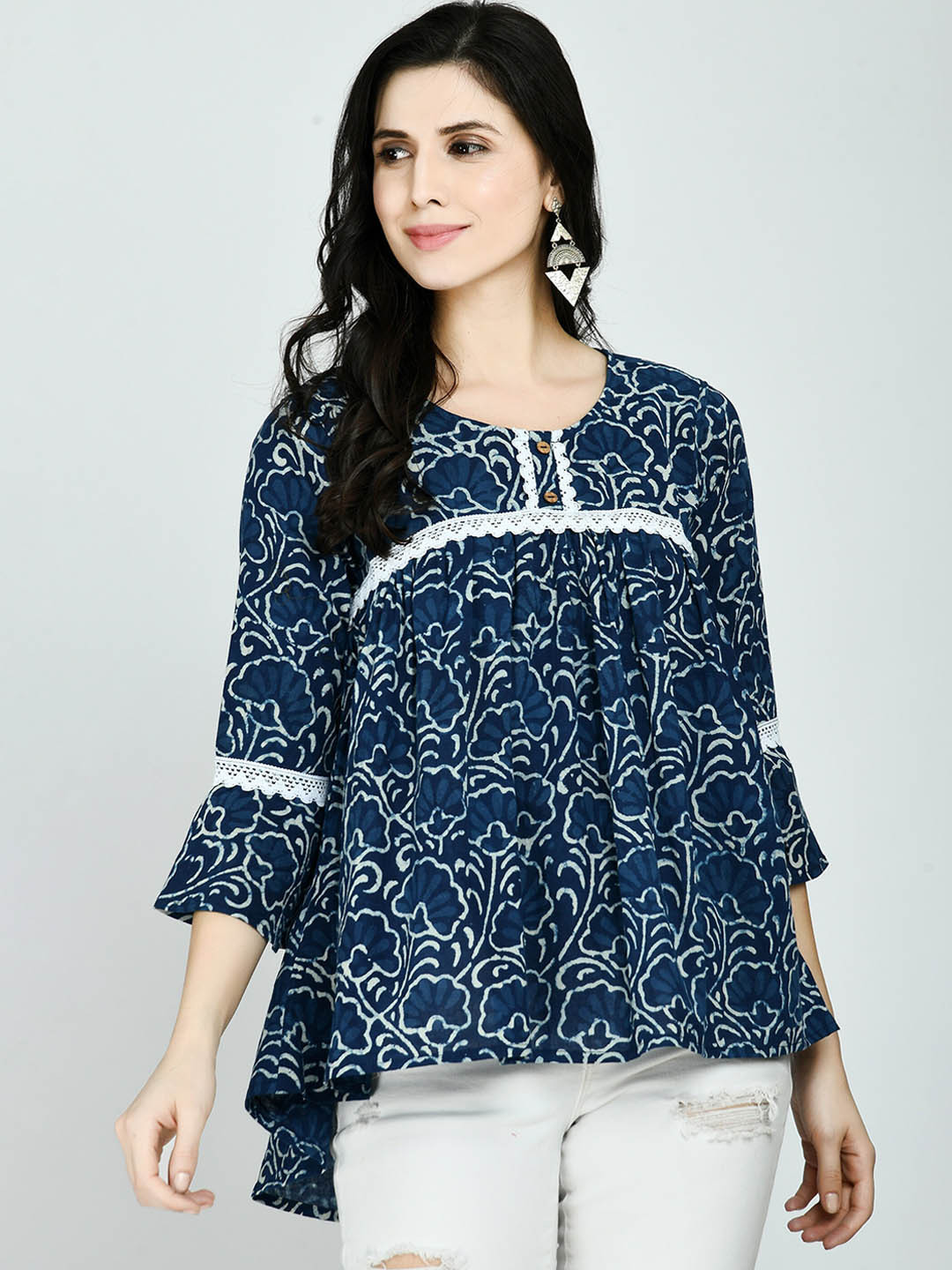 MAFE Women Yellow Embroidered Empire Kurti with Trousers 
MAFE Women Yellow Embroidered Empire Kurti with Trousers