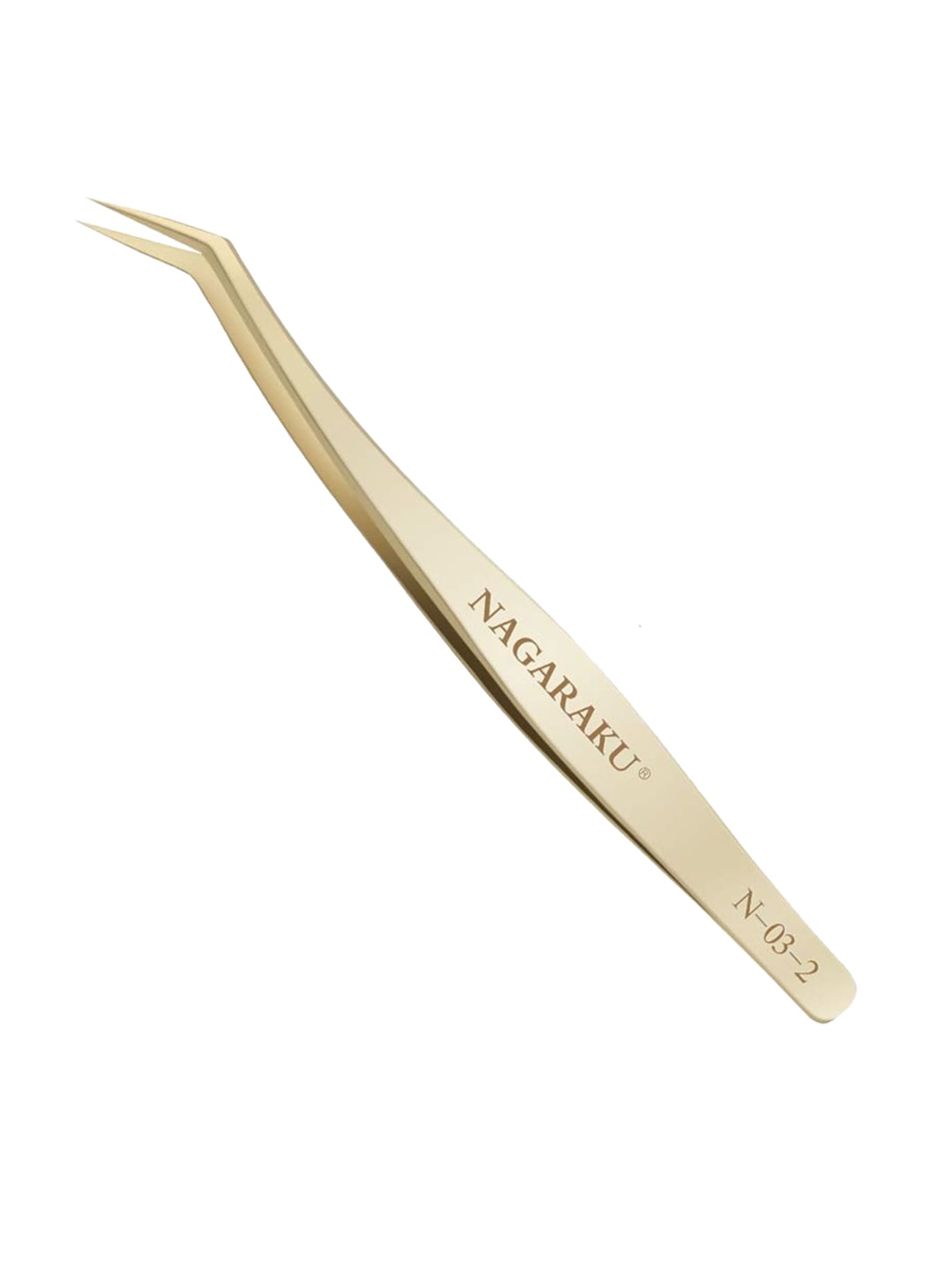 NAGARAKU False Eyelash N-03-2 Stainless Steel Non-Magnetic 3D Accurate Tweezers - Gold
NAGARAKU False Eyelash N-03-2 Stainless Steel Non-Magnetic 3D Accurate Tweezers - Gold