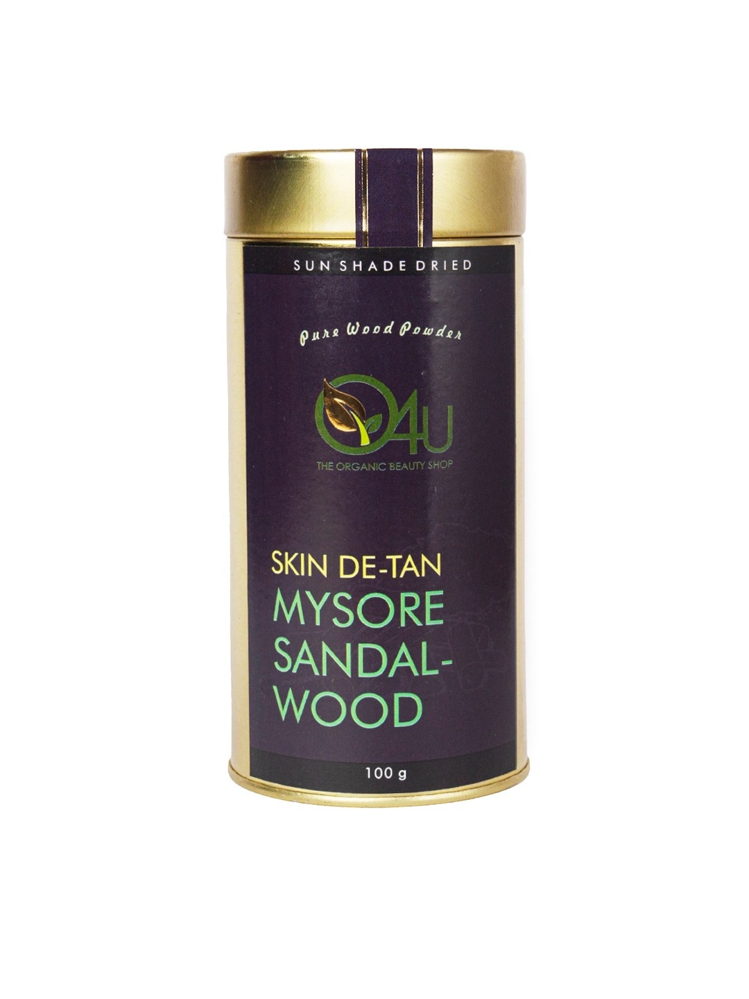 O4U Sun Shade Dried Skin De-Tan Mysore Sandalwood Powder for Glowing Skin - 100 g, Black
O4U Sun Shade Dried Skin De-Tan Mysore Sandalwood Powder for Glowing Skin - 100 g, Black