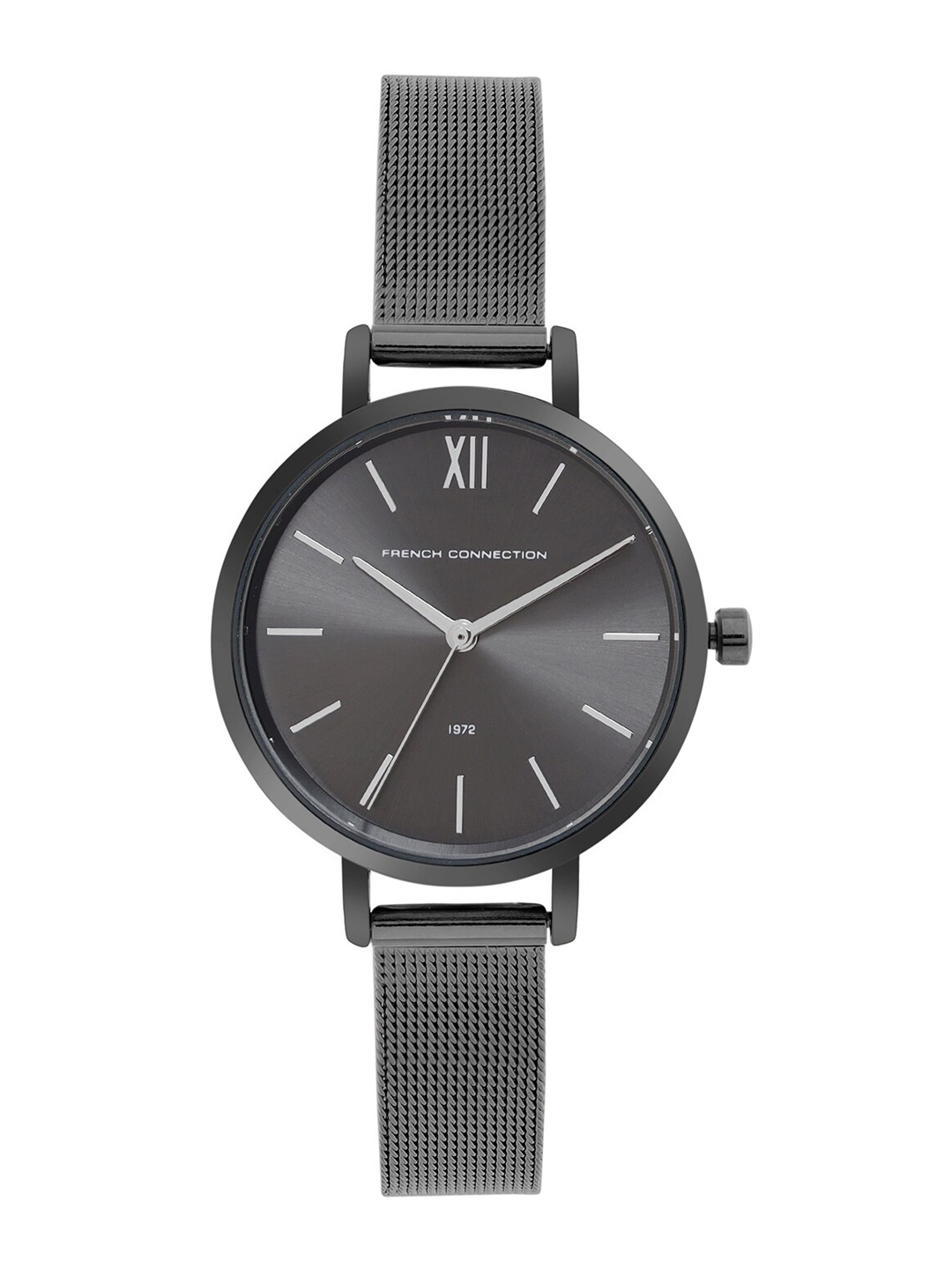 French Connection Women Black Dial & Black Stainless Steel Bracelet Style Straps Analogue Watch FCE22GN
French Connection Women Black Dial & Black Stainless Steel Bracelet Style Straps Analogue Watch FCE22GN