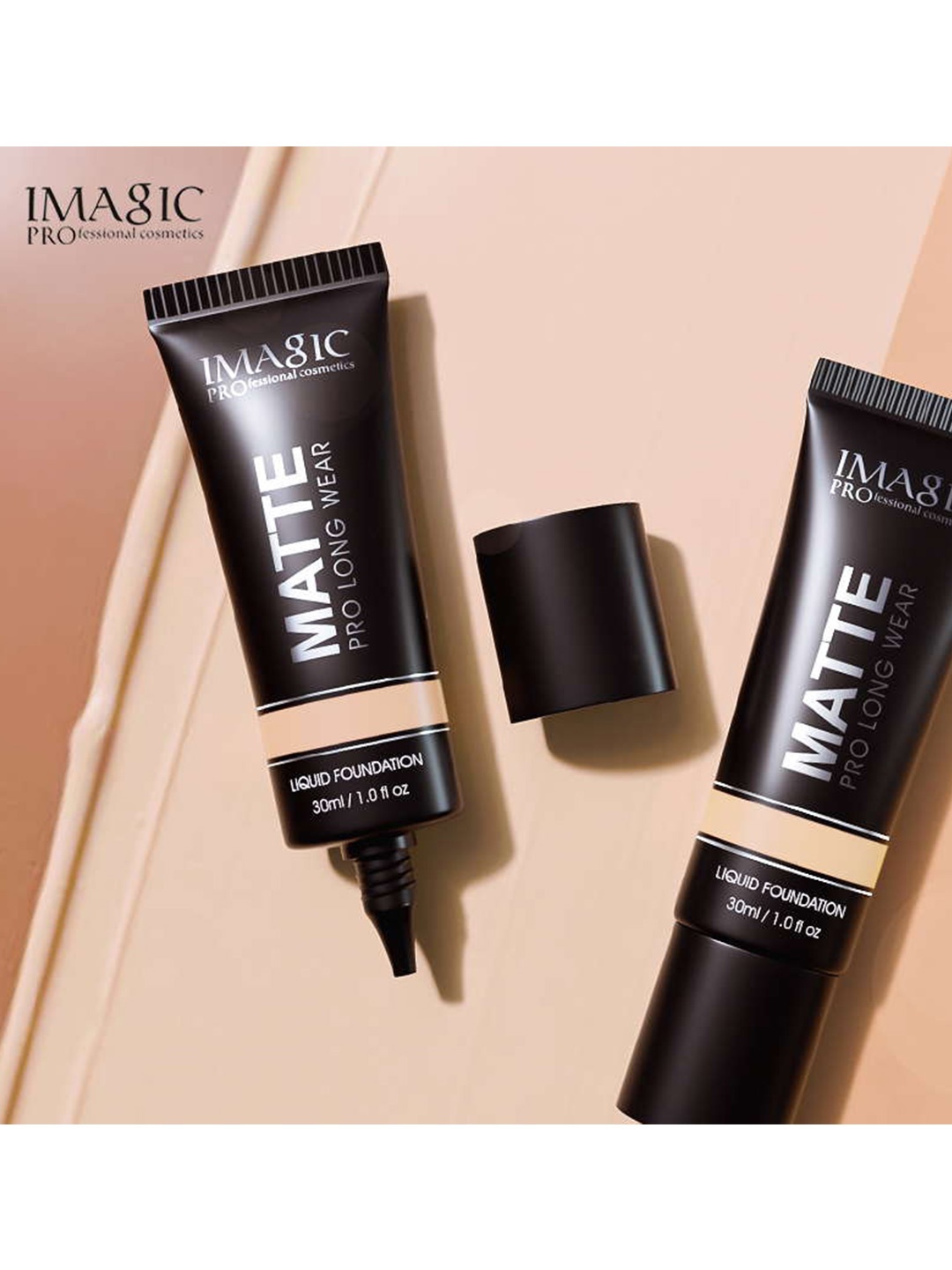 IMAGIC PROfessional cosmetics Matte Pro Long Wear Liquid Foundation 30ml - Beige N145
IMAGIC PROfessional cosmetics Matte Pro Long Wear Liquid Foundation 30ml - Beige N145