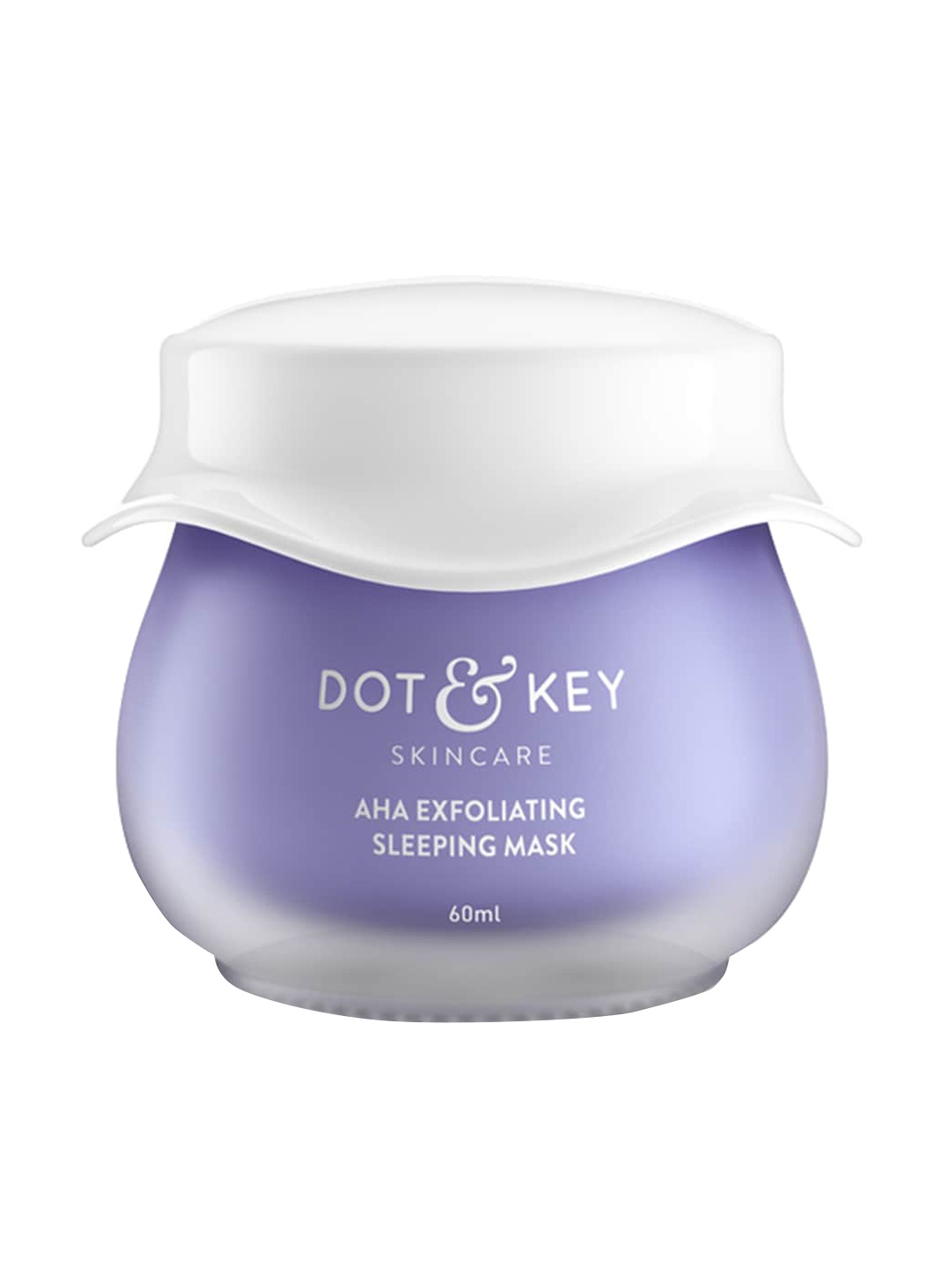 DOT & KEY AHA Exfoliating Sleeping Mask with 12% Lactic & 2% Hyaluronic - 60 ml, Purple
DOT & KEY AHA Exfoliating Sleeping Mask with 12% Lactic & 2% Hyaluronic - 60 ml, Purple