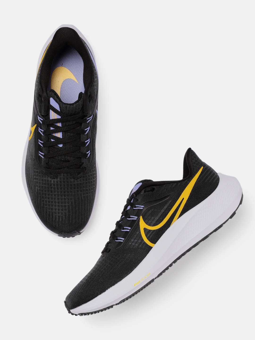 Nike Women Black AIR ZOOM PEGASUS 39 Running Shoes