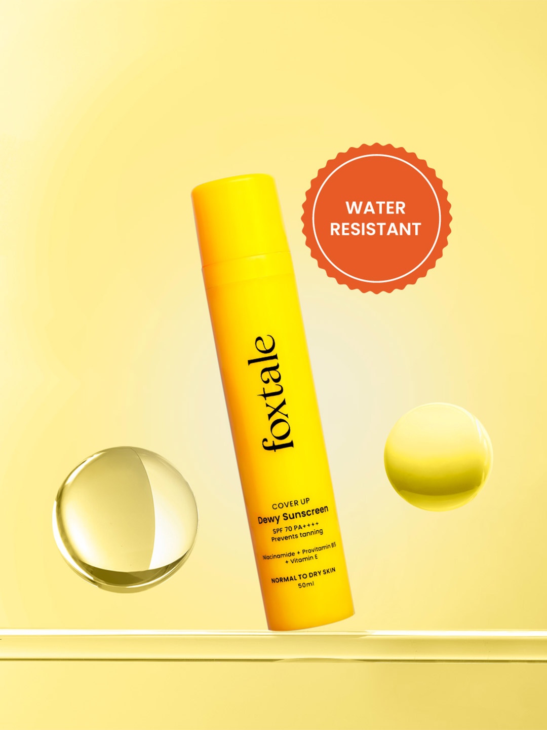 Foxtale SPF 70 PA++++ Matte Sunscreen With Niacinamide ProVit B5 & Vit E- 50 ml, Na
Foxtale SPF 70 PA++++ Matte Sunscreen With Niacinamide ProVit B5 & Vit E- 50 ml, Na