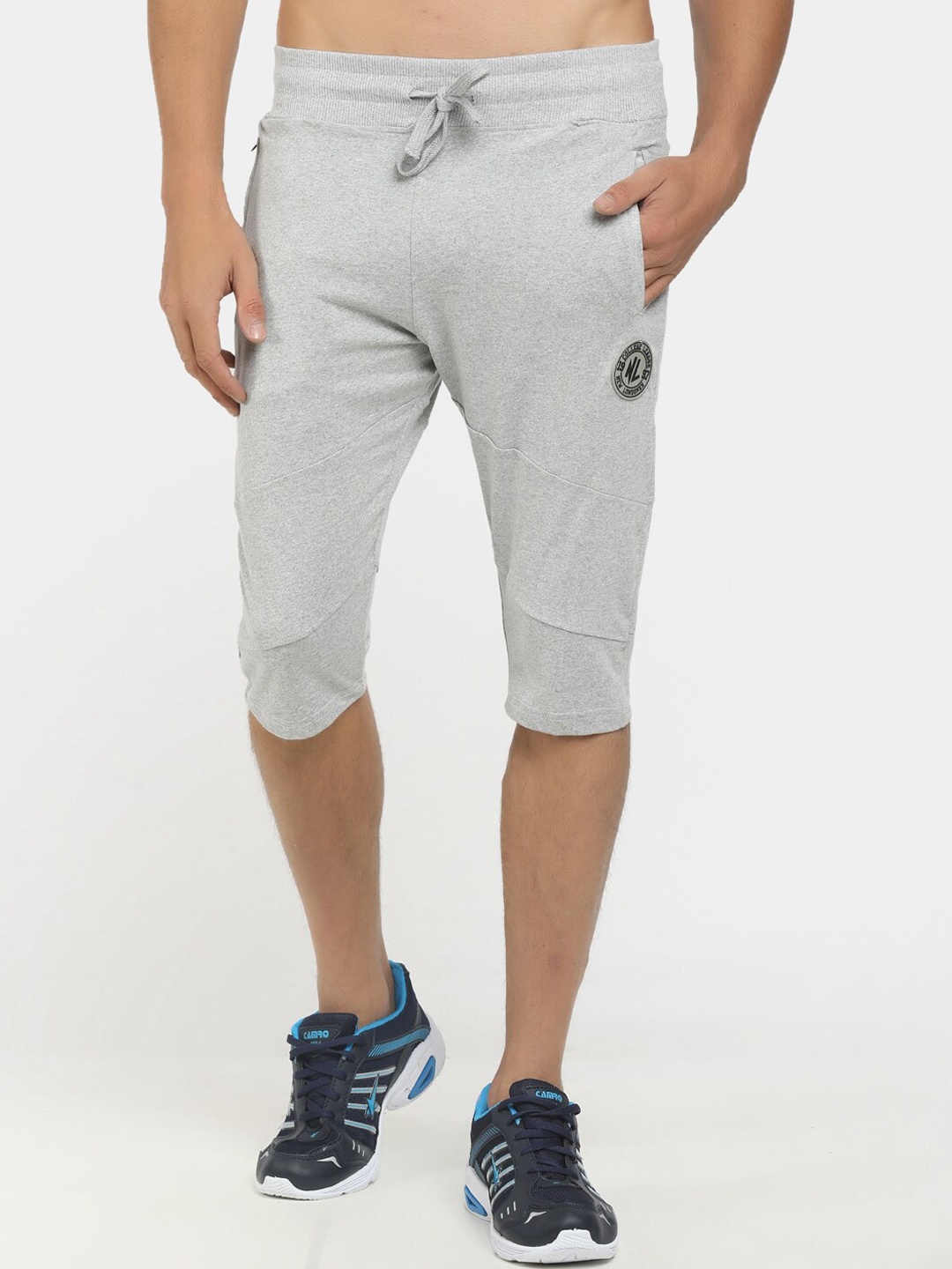 V-Mart Men Grey Sports Shorts