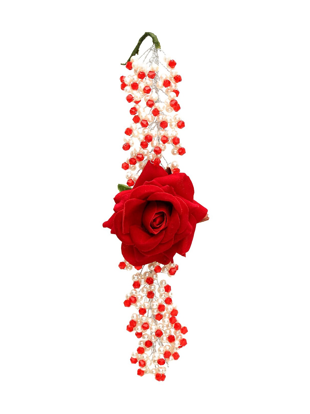 Celena Cole Women Red & White Hair Accessory Set of