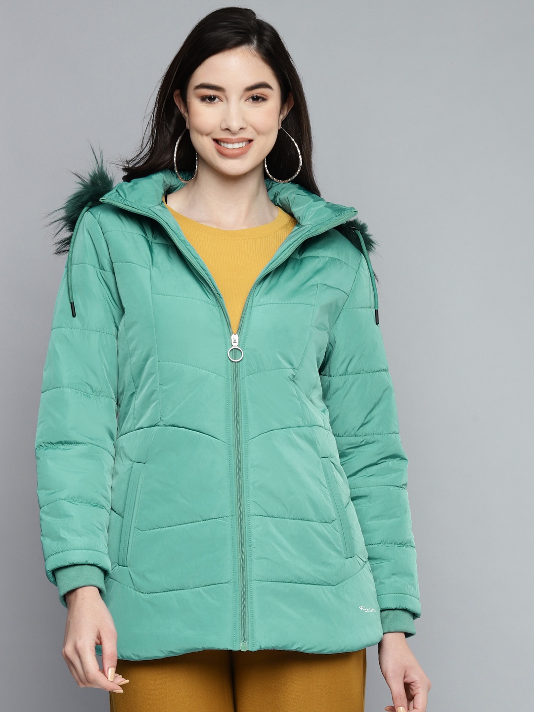 Foreign Culture By Fort Collins Women Green Insulator Parka Jacket with Detachable hood
Foreign Culture By Fort Collins Women Green Insulator Parka Jacket with Detachable hood