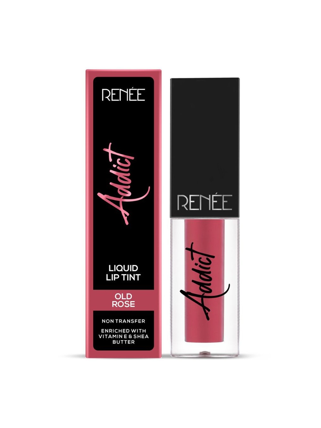 RENEE Vegan Addict Non Transfer Liquid Lip Tint with Vitamin E & Shea Butter 2ml- Old Rose, Pink
RENEE Vegan Addict Non Transfer Liquid Lip Tint with Vitamin E & Shea Butter 2ml- Old Rose, Pink