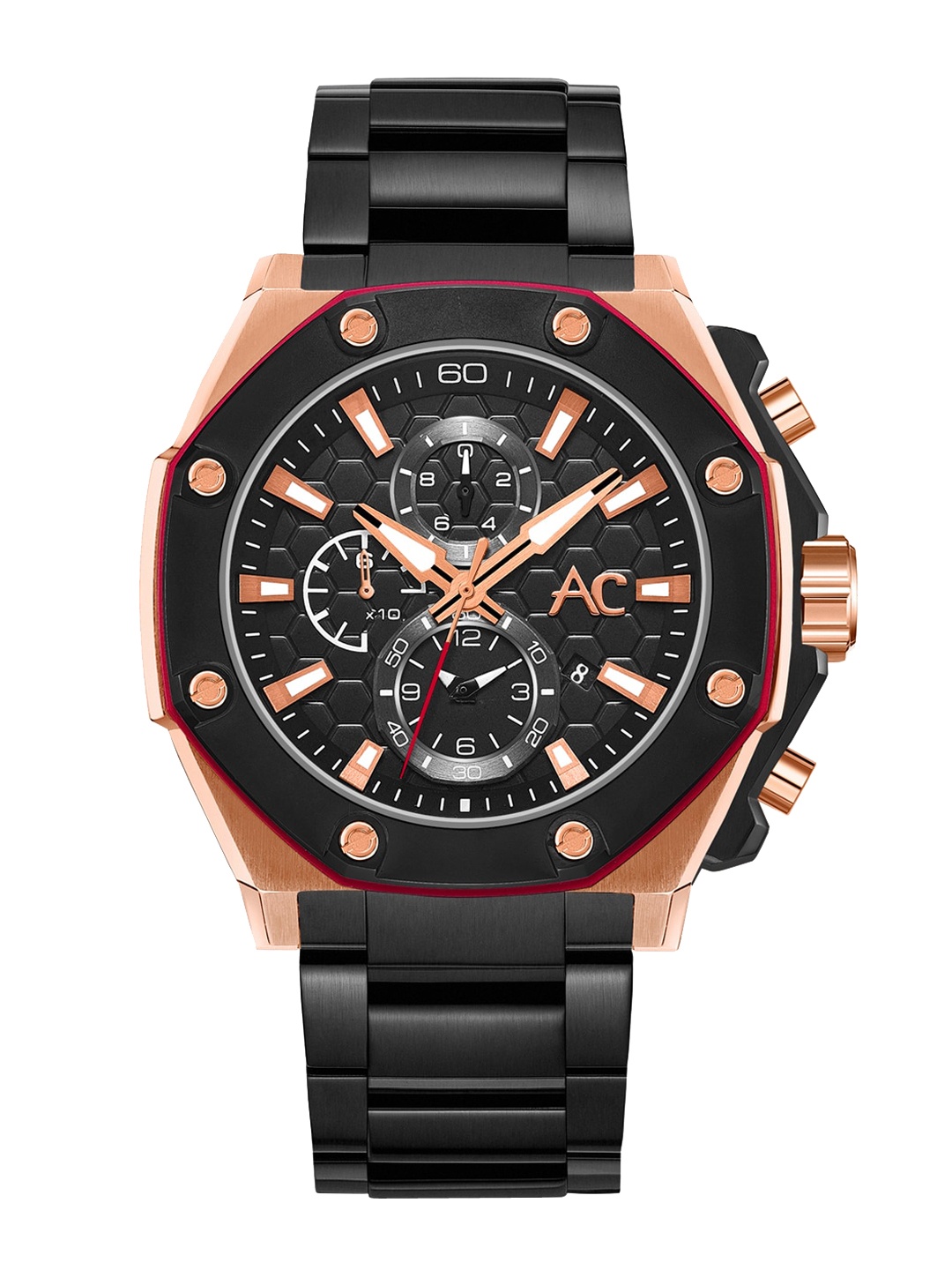 Alexandre Christie Men Black Dial & Black Stainless Steel Bracelet Style Straps Analogue Watch 9601MCBBRBA
Alexandre Christie Men Black Dial & Black Stainless Steel Bracelet Style Straps Analogue Watch 9601MCBBRBA