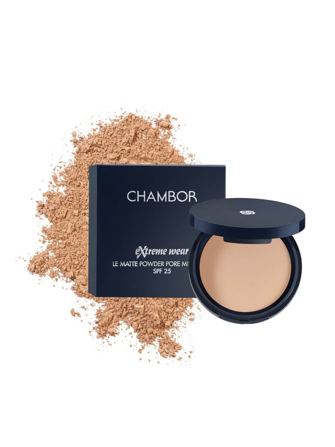 Chambor Extreme Wear Le Matte Powder Pore Minimiser SPF 25 Compact - Ivory Medium 102, Beige
Chambor Extreme Wear Le Matte Powder Pore Minimiser SPF 25 Compact - Ivory Medium 102, Beige