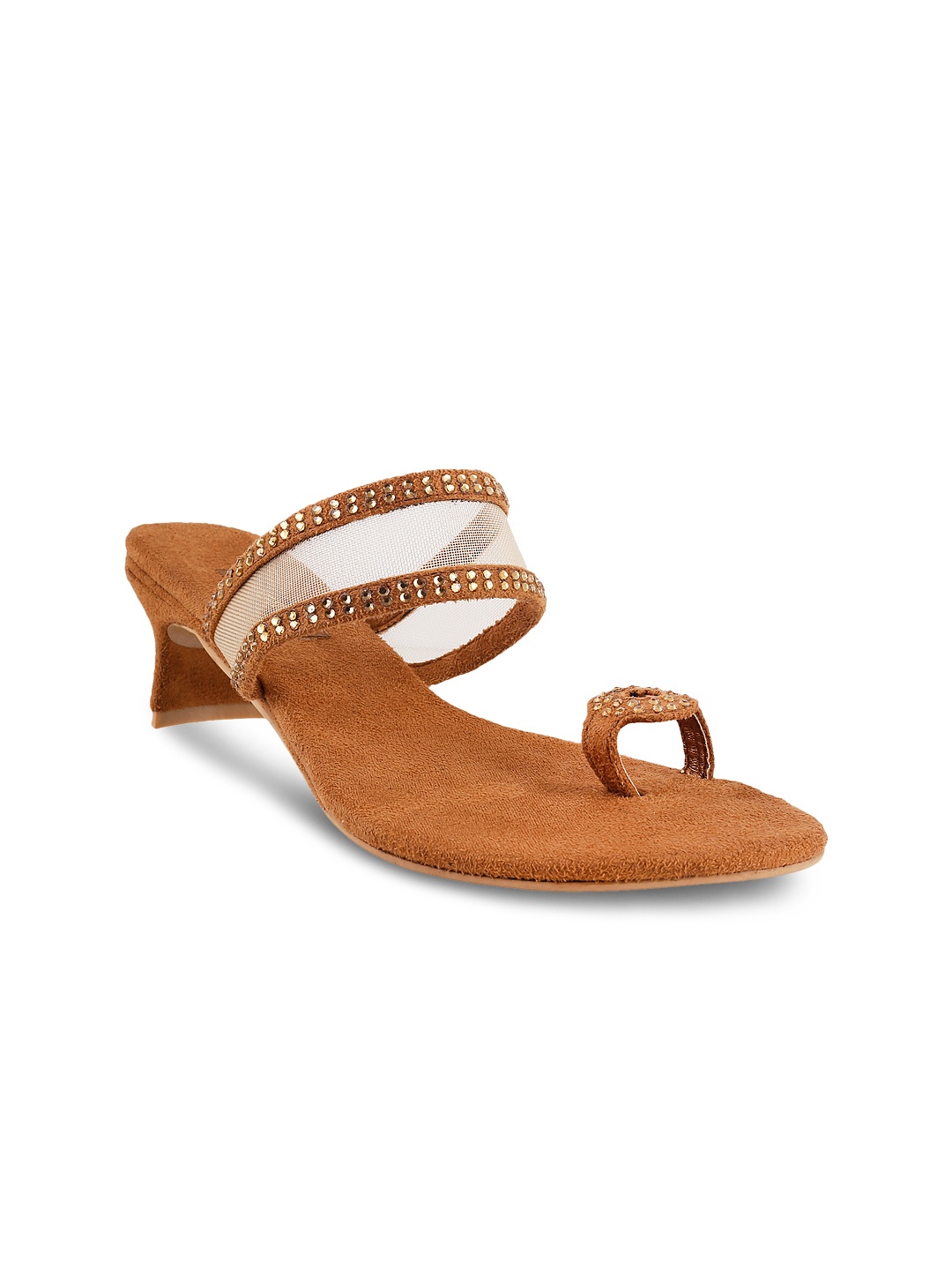 Metro Women Brown Solid Sandals