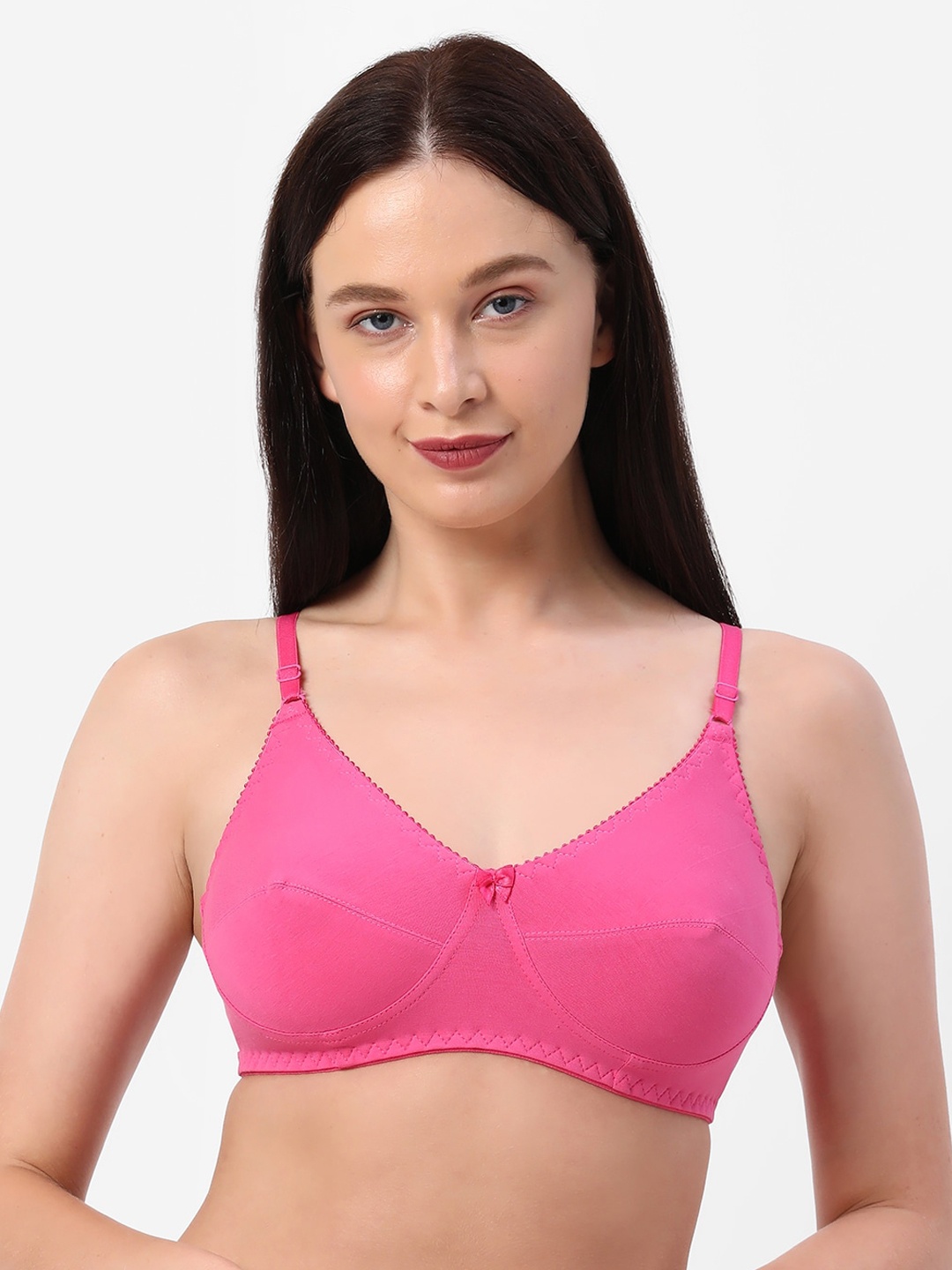 Planetinner Non Padded Non Wired Medium Coverage Stretch Cotton Everyday Bra H41, Pink
Planetinner Non Padded Non Wired Medium Coverage Stretch Cotton Everyday Bra H41, Pink