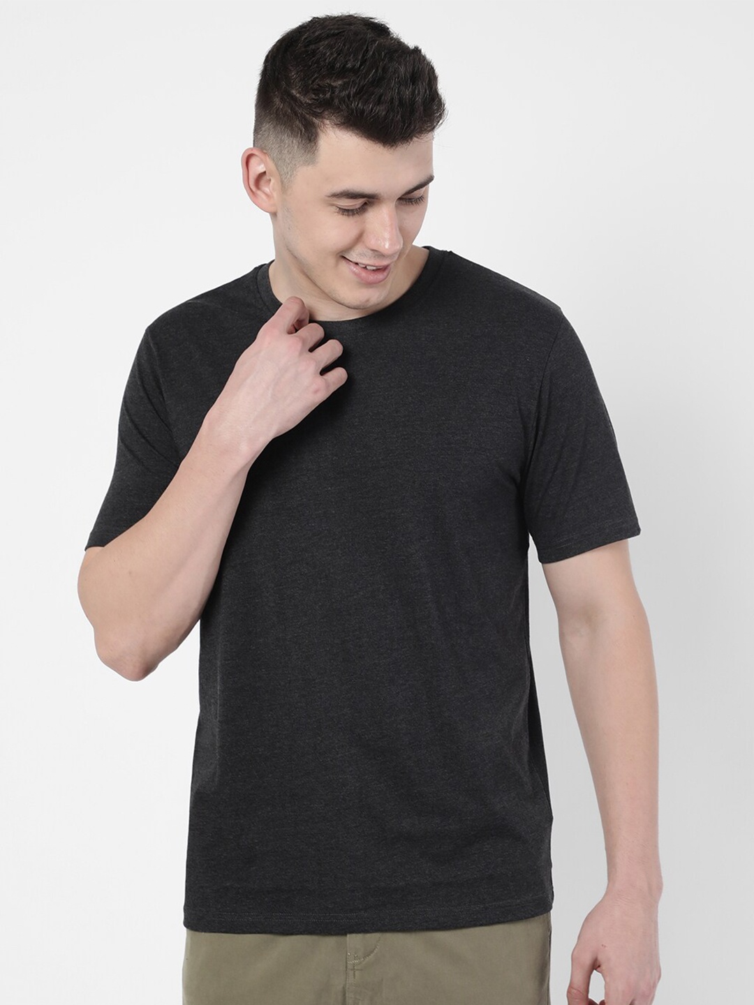 R&B Men Grey T-shirt