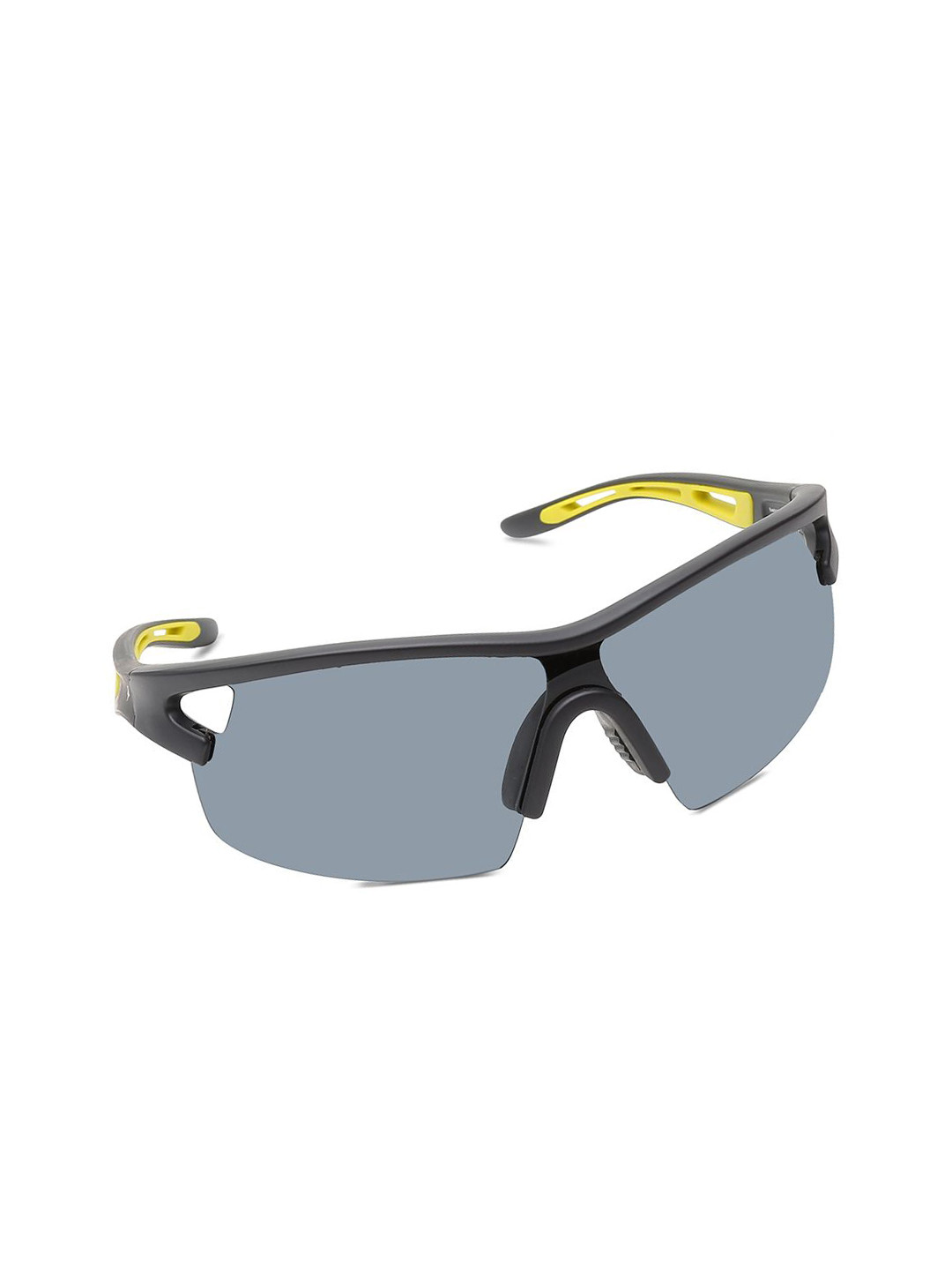 Fastrack Unisex Grey Lens & Gunmetal-Toned Sports Sunglasses with UV Protected Lens 
Fastrack Unisex Grey Lens & Gunmetal-Toned Sports Sunglasses with UV Protected Lens