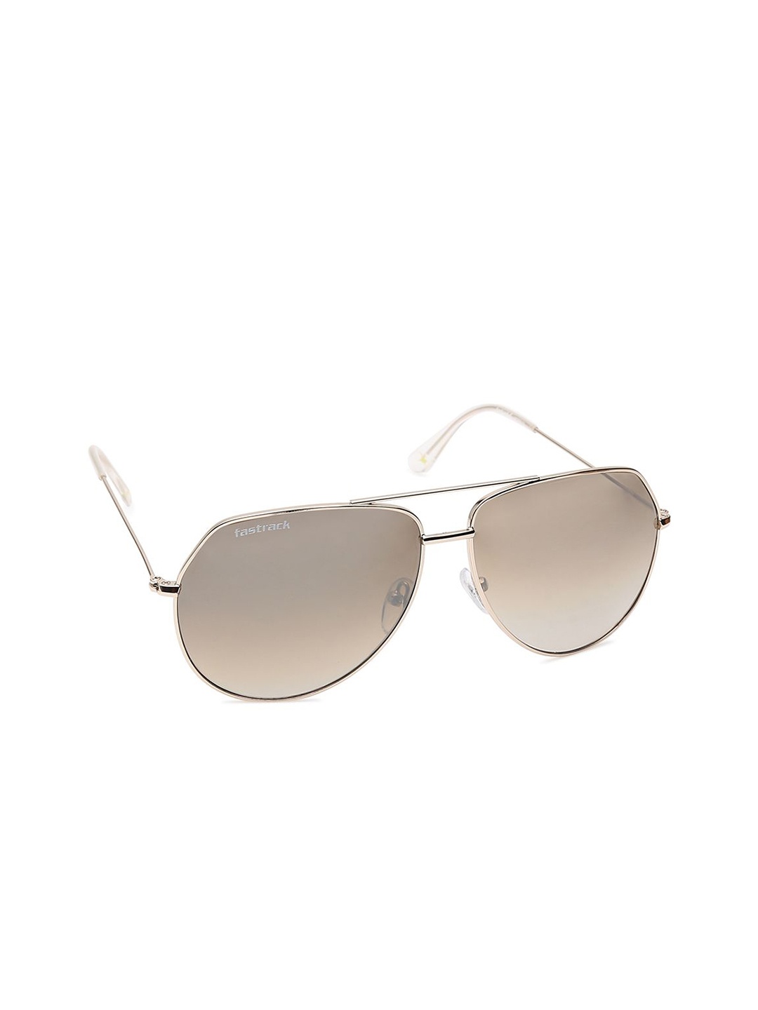 Fastrack Unisex Mirrored Lens & Gold-Toned Oval Sunglasses with UV Protected Lens, Silver
Fastrack Unisex Mirrored Lens & Gold-Toned Oval Sunglasses with UV Protected Lens, Silver