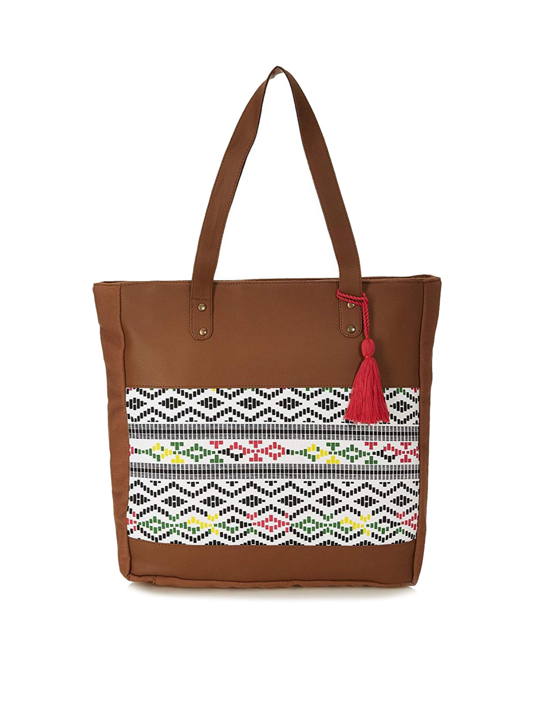 Kanvas Katha Multicoloured Geometric Printed Oversized Shopper Shoulder Bag, Multi
Kanvas Katha Multicoloured Geometric Printed Oversized Shopper Shoulder Bag, Multi