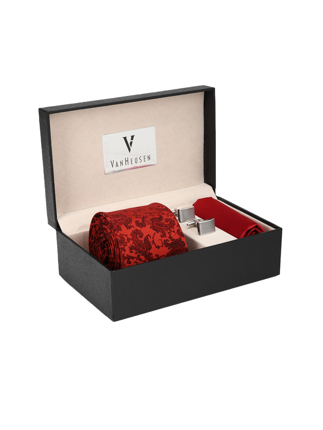 Van Heusen Men Red Solid Accessory Gift Set
Van Heusen Men Red Solid Accessory Gift Set