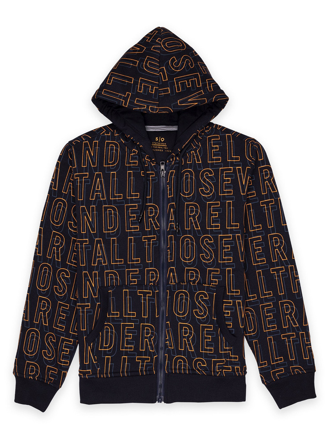 Status Quo Boys Navy Blue Printed Sweatshirt 
Status Quo Boys Navy Blue Printed Sweatshirt