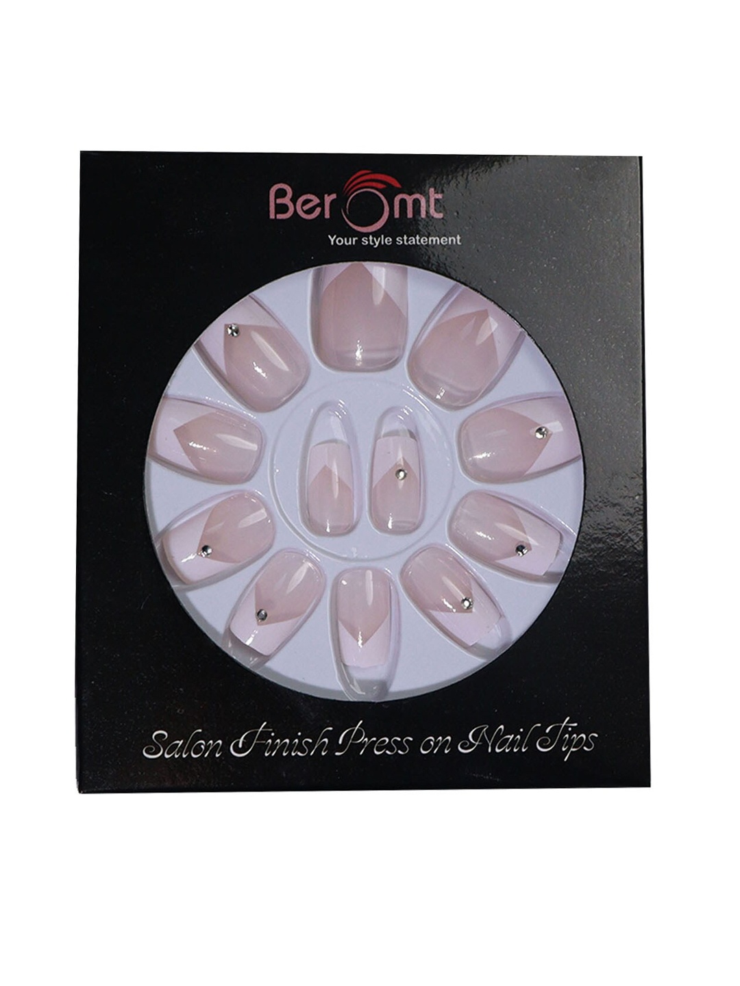 BEROMT 12 Pcs Long-Lasting Reusable Lightweight Salon Finish Press on Nail Tips- Shade 202, Pink
BEROMT 12 Pcs Long-Lasting Reusable Lightweight Salon Finish Press on Nail Tips- Shade 202, Pink