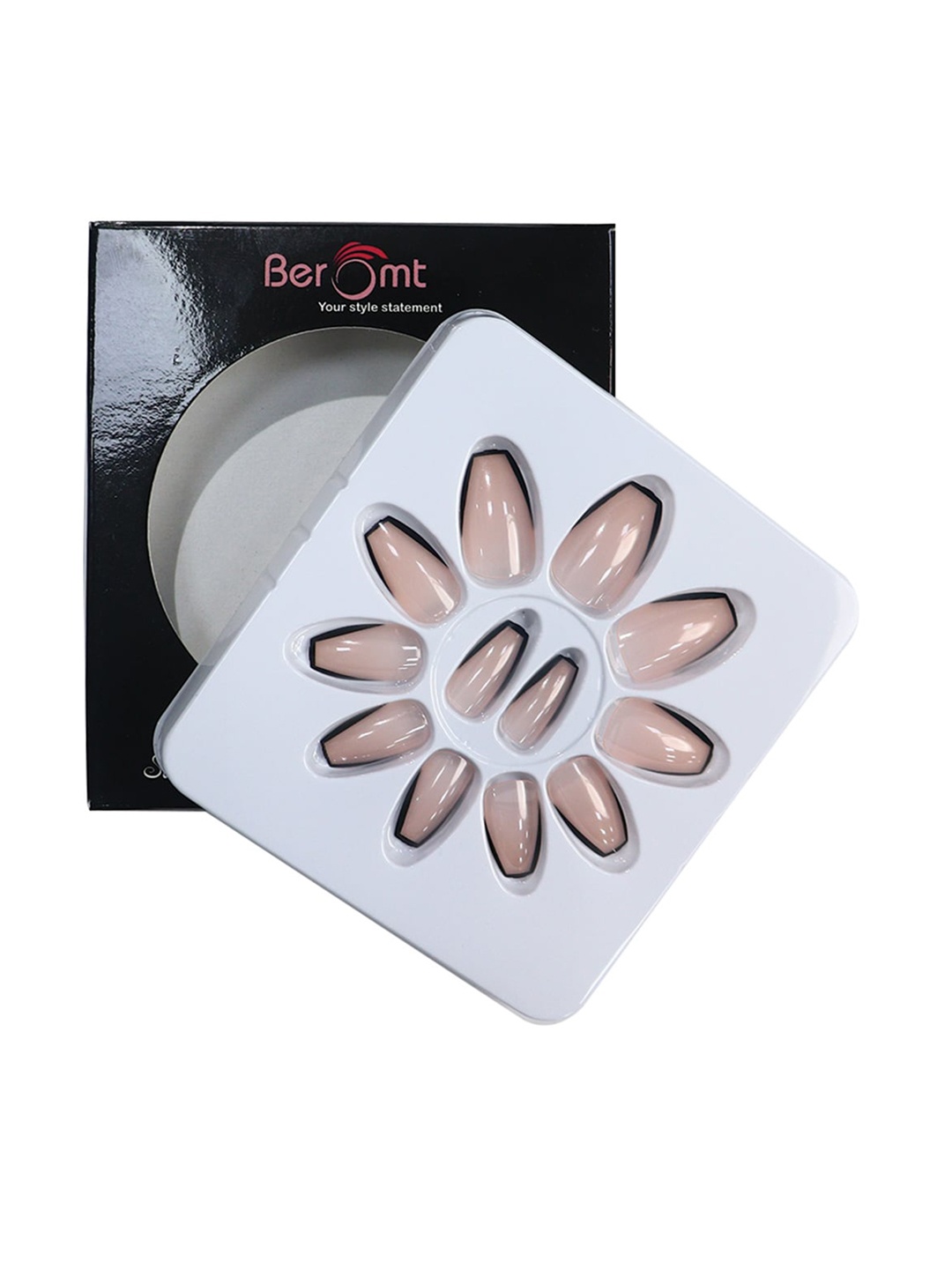 BEROMT 12 Pcs Long-Lasting Reusable Lightweight Salon Finish Press on Nail Tips - 258, Nude
BEROMT 12 Pcs Long-Lasting Reusable Lightweight Salon Finish Press on Nail Tips - 258, Nude