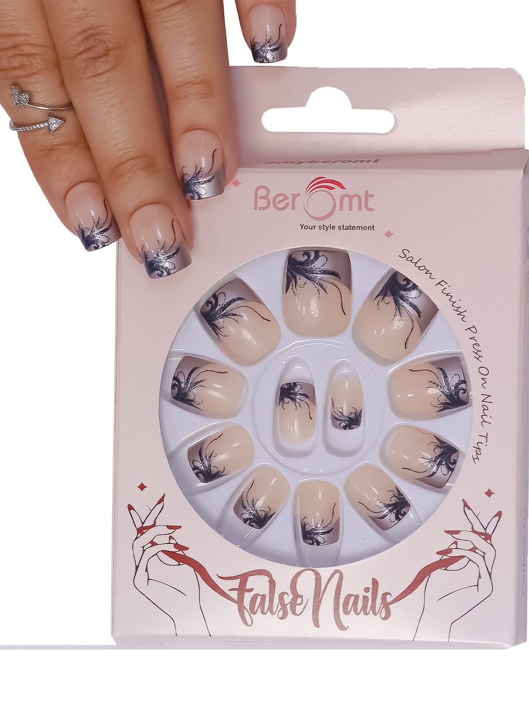 BEROMT 12 Pcs Long-Lasting Reusable Lightweight Salon Finish Press on Nail Tips- Shade 200, Beige
BEROMT 12 Pcs Long-Lasting Reusable Lightweight Salon Finish Press on Nail Tips- Shade 200, Beige