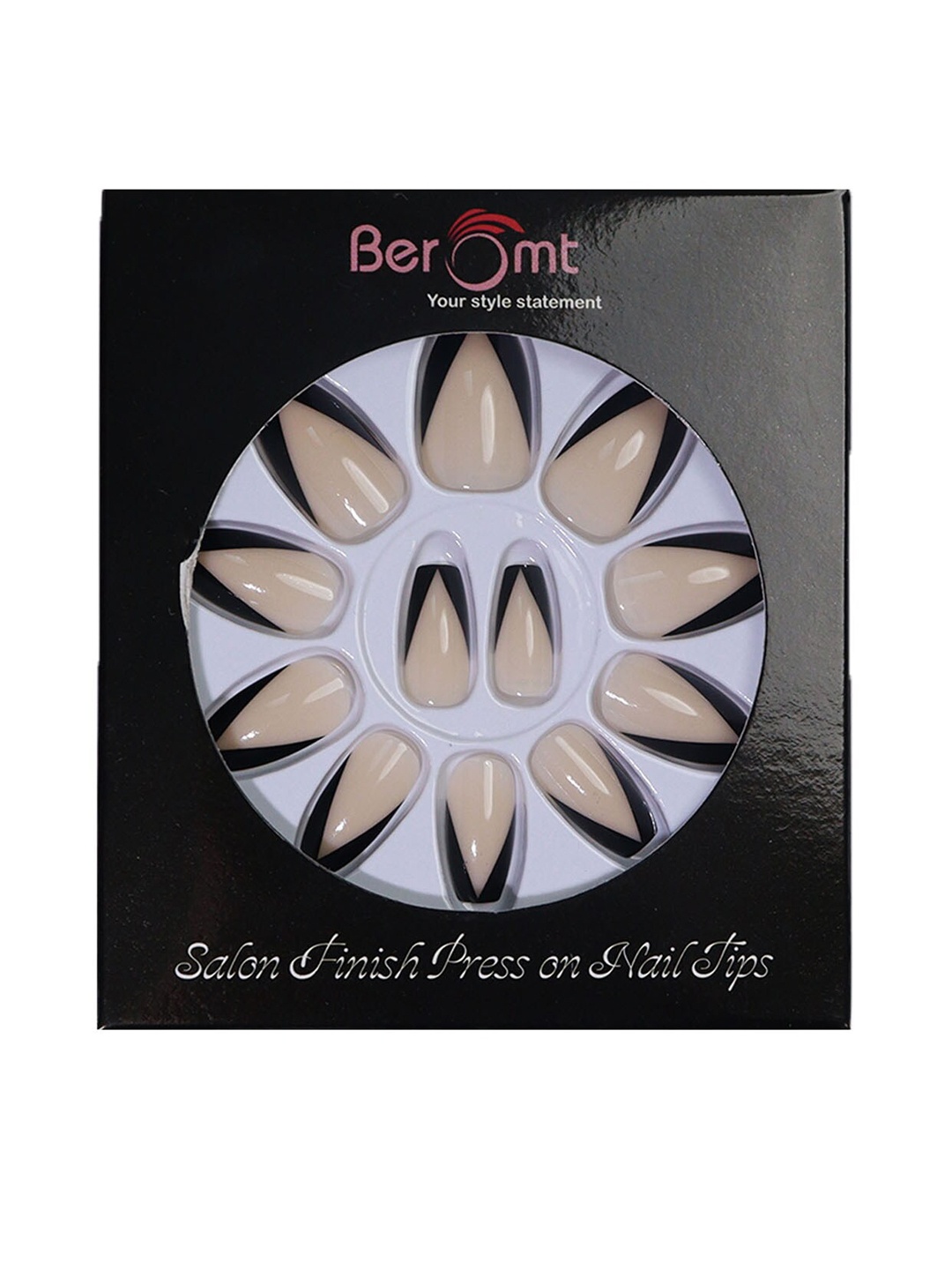 BEROMT 12 Pcs Long-Lasting Reusable Lightweight Salon Finish Press on Nail Tips- Shade 194, Beige
BEROMT 12 Pcs Long-Lasting Reusable Lightweight Salon Finish Press on Nail Tips- Shade 194, Beige