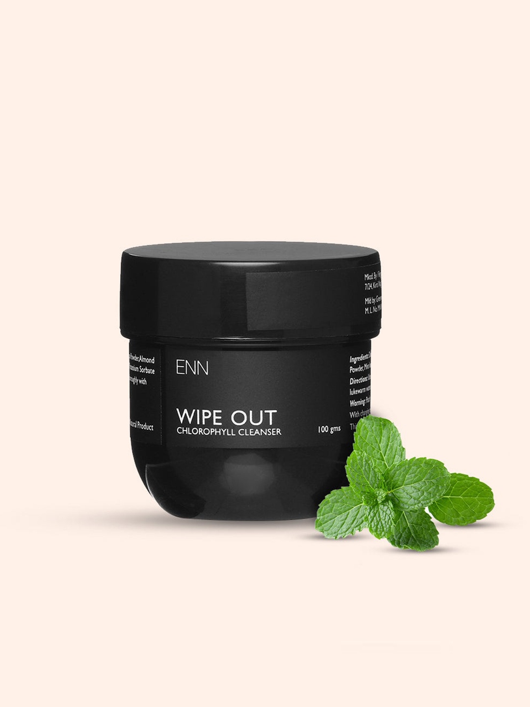 ENN Wipe Out Chlorophyll Non-Foaming Face Cleanser with Mint & Rice Bran - 100 g, Black
ENN Wipe Out Chlorophyll Non-Foaming Face Cleanser with Mint & Rice Bran - 100 g, Black