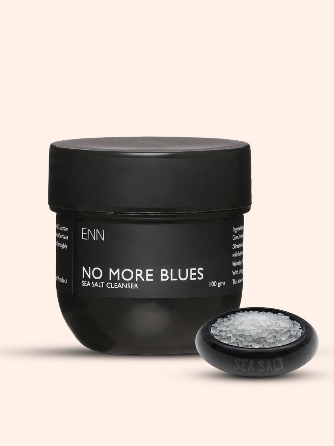 ENN No More Blues Oil-Control Sea Salt Face Cleanser with Seaweed Extract - 100 g, Black
ENN No More Blues Oil-Control Sea Salt Face Cleanser with Seaweed Extract - 100 g, Black