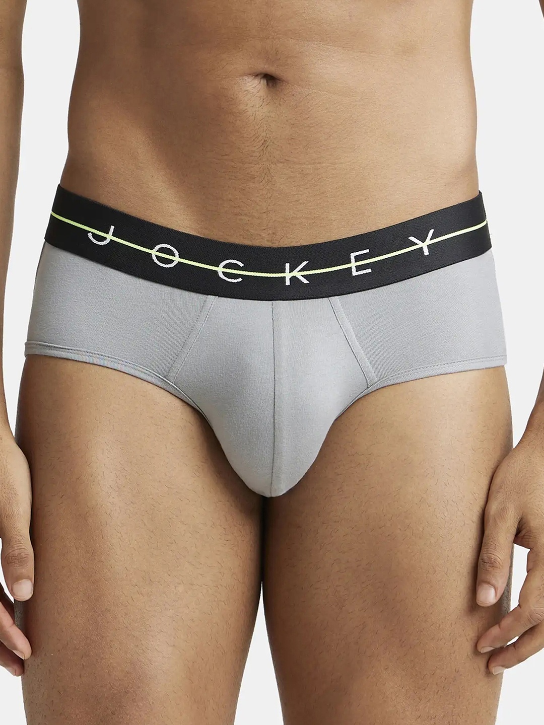 Jockey Super Combed Cotton Stretch Solid Brief with Ultrasoft Waistband-NY15, Grey
Jockey Super Combed Cotton Stretch Solid Brief with Ultrasoft Waistband-NY15, Grey