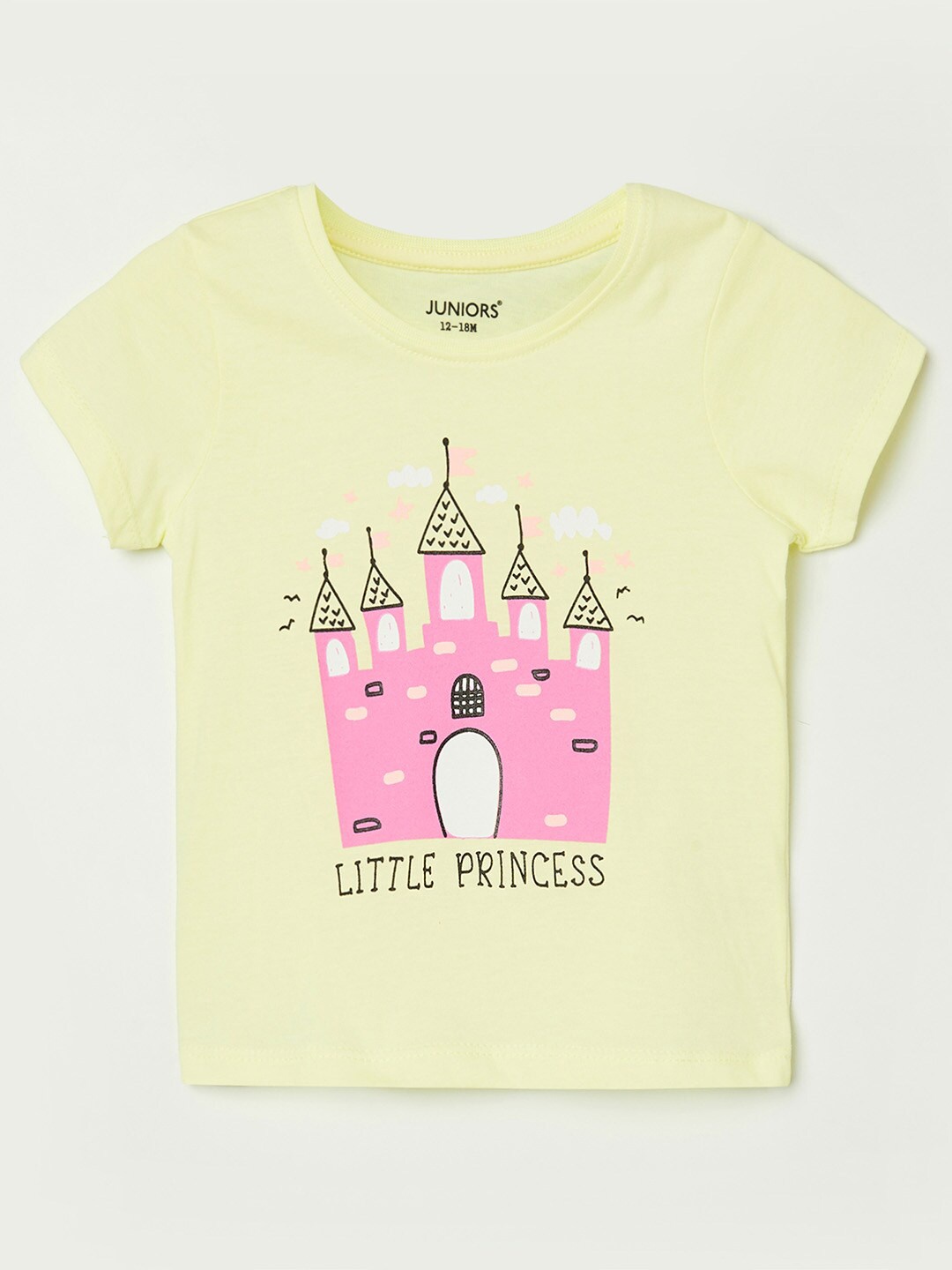 Juniors by Lifestyle Girls Yellow & almond oil Typography Printed Pure Cotton T-shirt
Juniors by Lifestyle Girls Yellow & almond oil Typography Printed Pure Cotton T-shirt